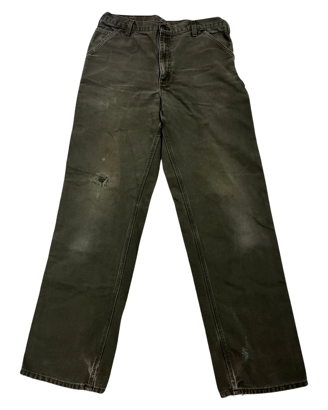 36 x 36 Vintage Carhartt Faded Olive Pants KIF Vintage