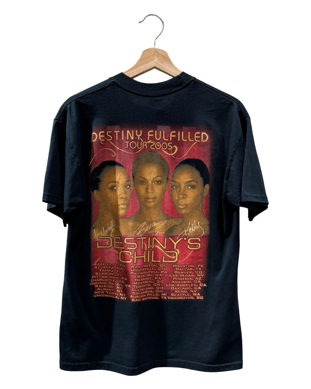 Vintage 2005 Destinys Child Destiny Fufilled Tour Tee KIF Vintage