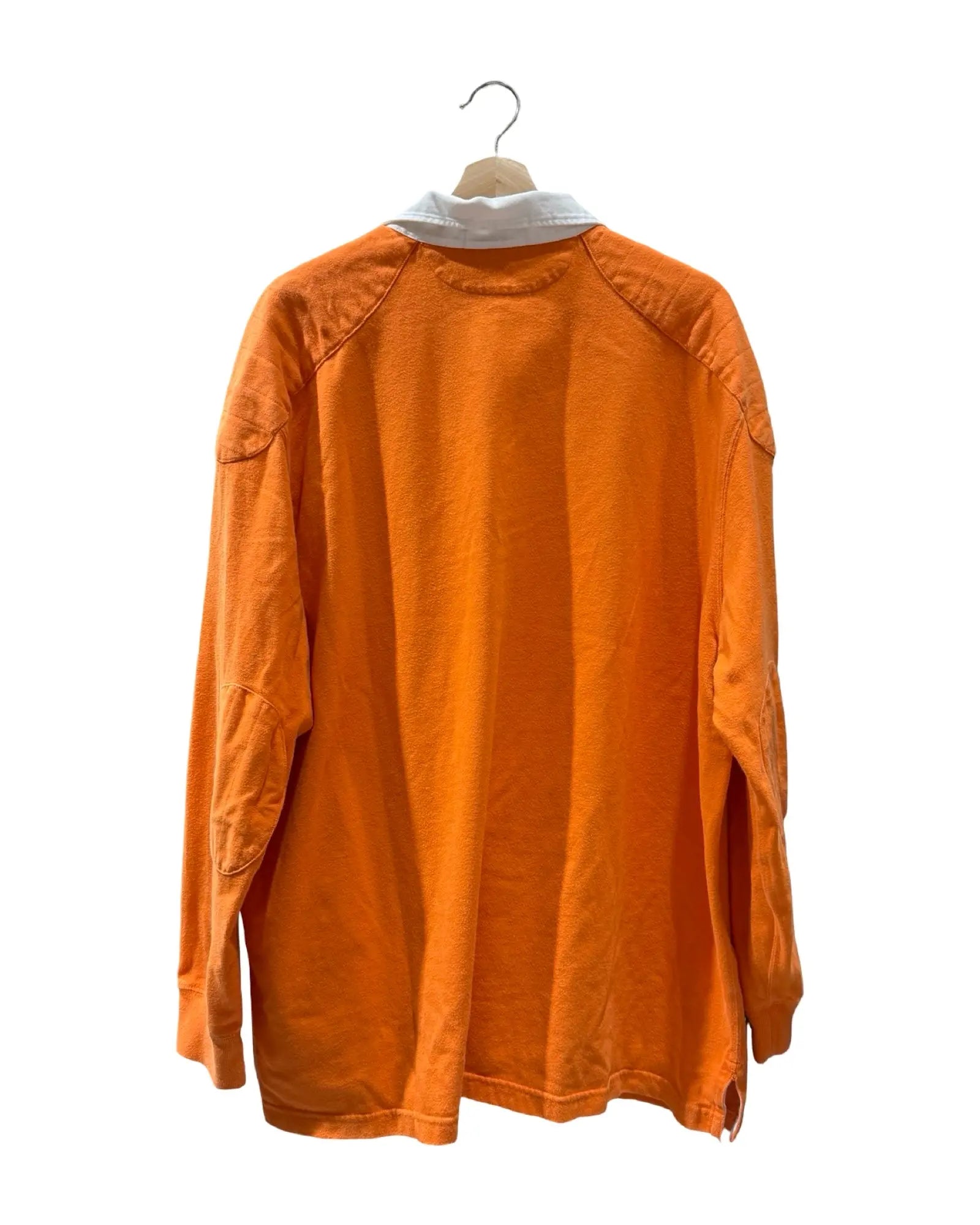 Vintage Polo Ralph Lauren Five Horsemen Orange L/S Rugby Shirt KIF Vintage