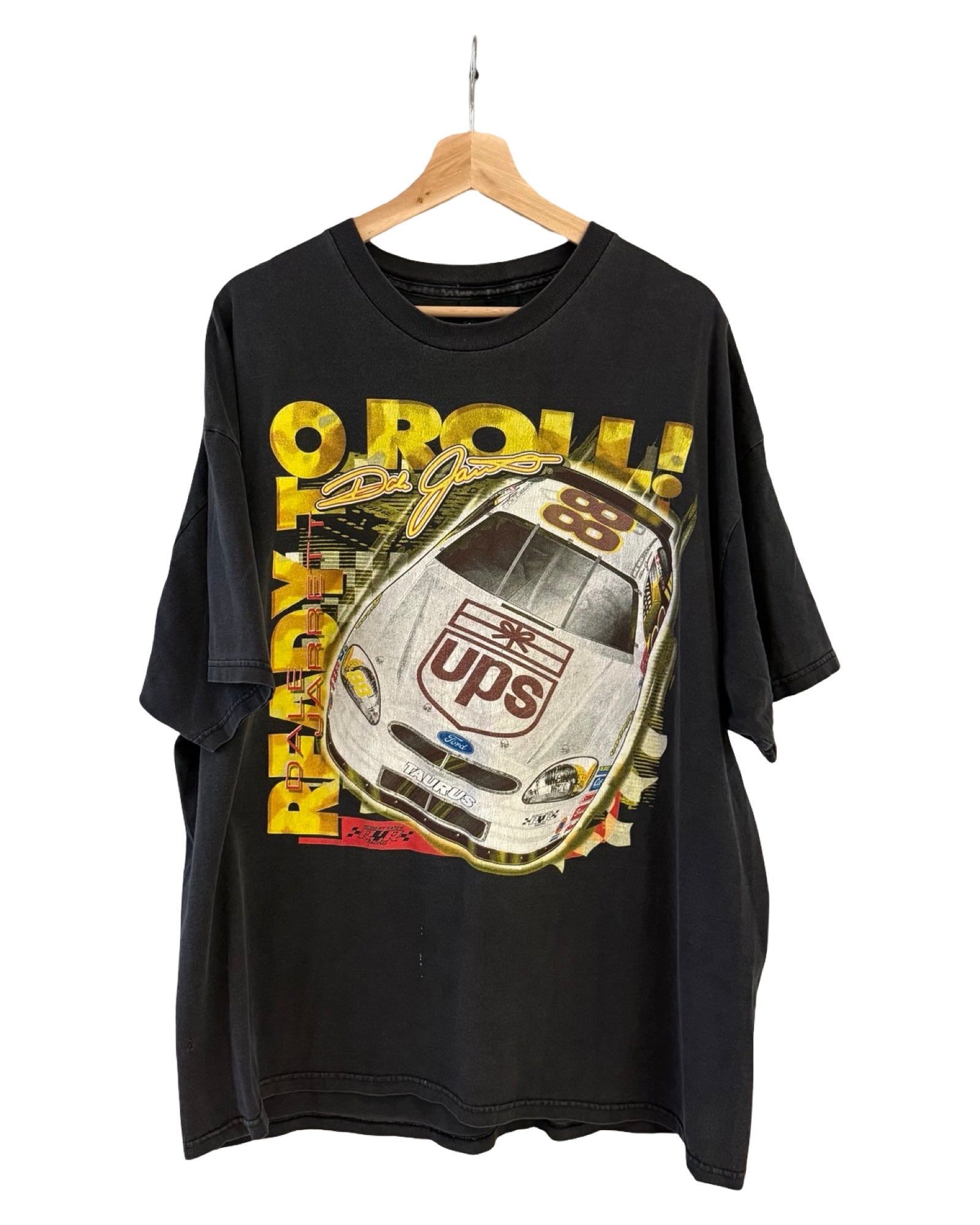 Vintage 2000 Nascar Dale Jarrett UPS Racing Ready To Roll Tee