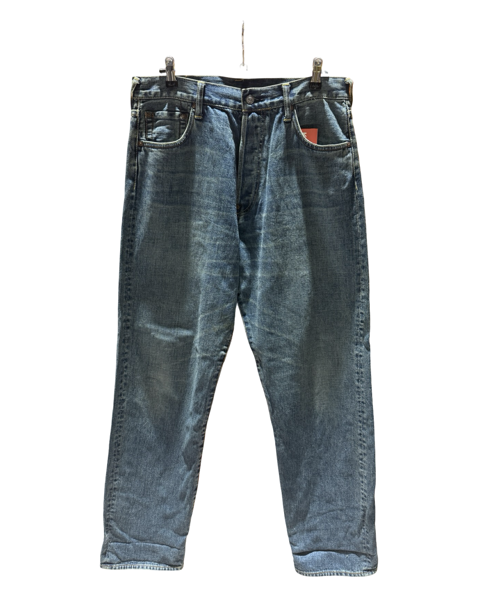 Vintage 00s Evisu Gold Gull Baggy Denim Jeans 34 KIF Vintage