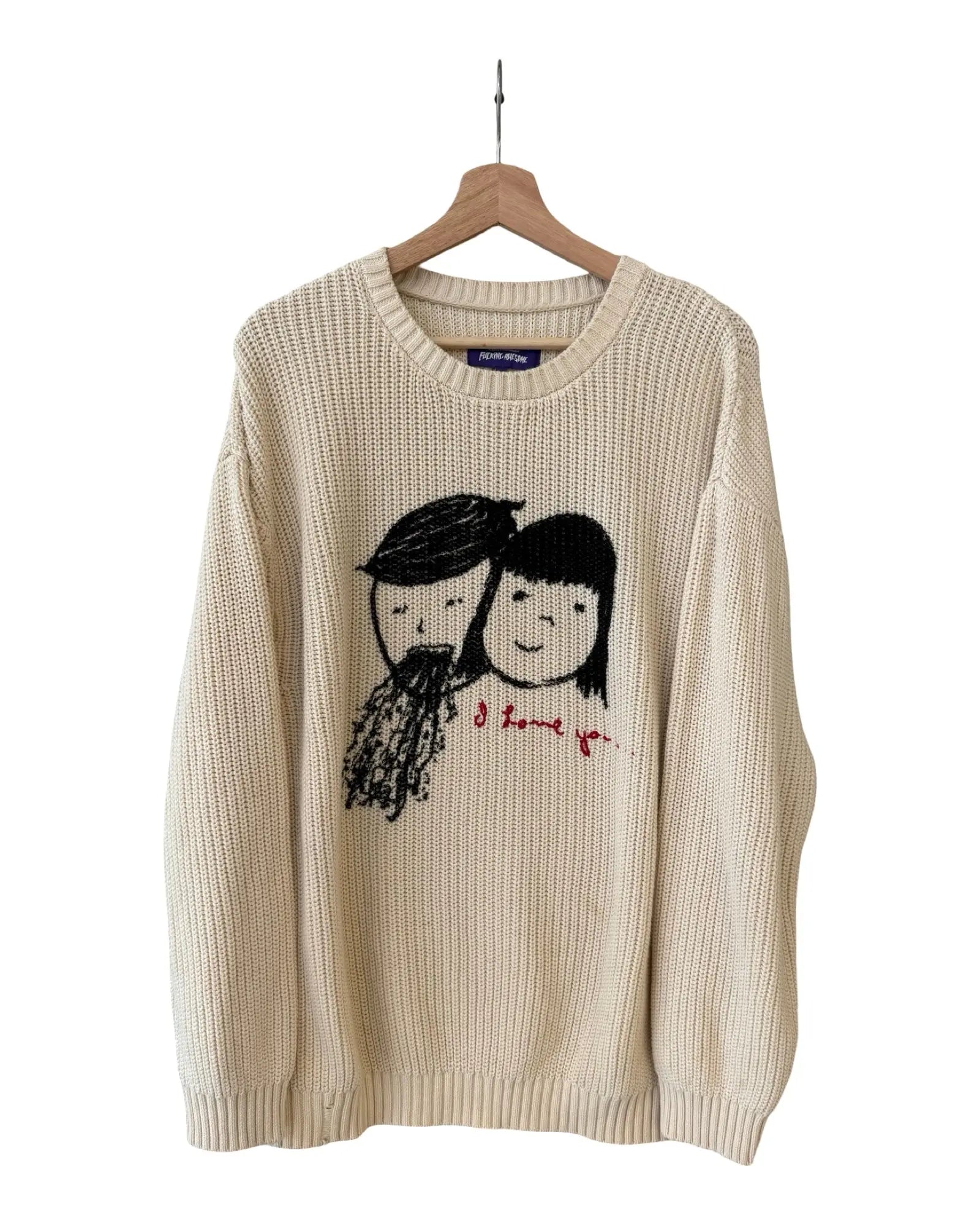 Vintage Fucking Awesome I Love You Knit Sweater KIF Vintage