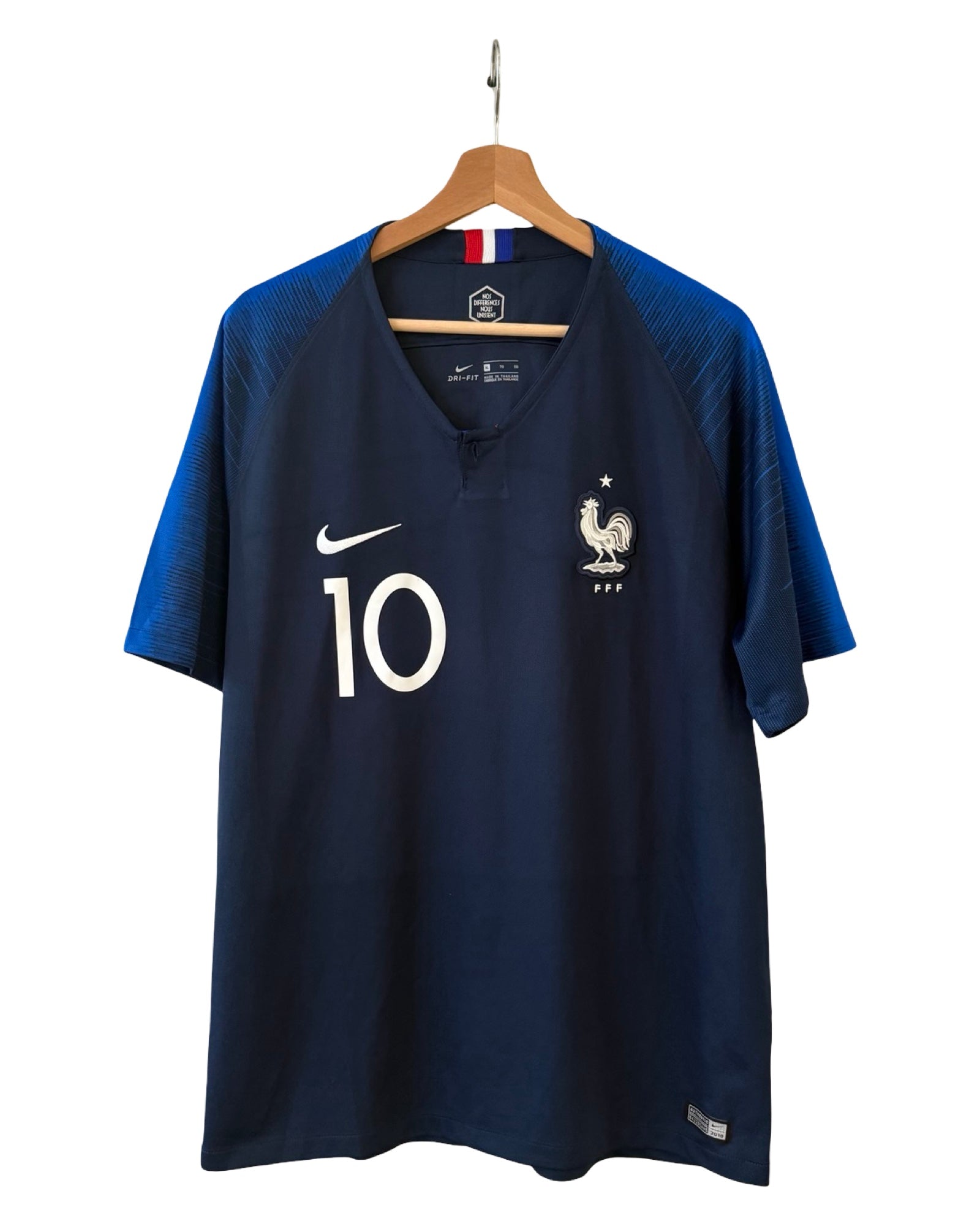 Rare 2018 Mbappe 10 France Home Nike Soccer Jersey – KIF Vintage