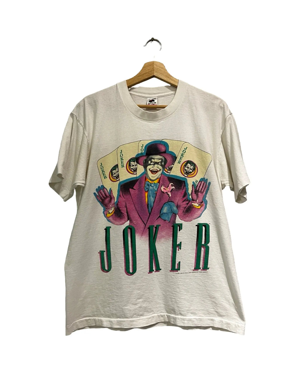 Vintage 1989 Jack Nicholson The Joker Promo Tee KIF Vintage