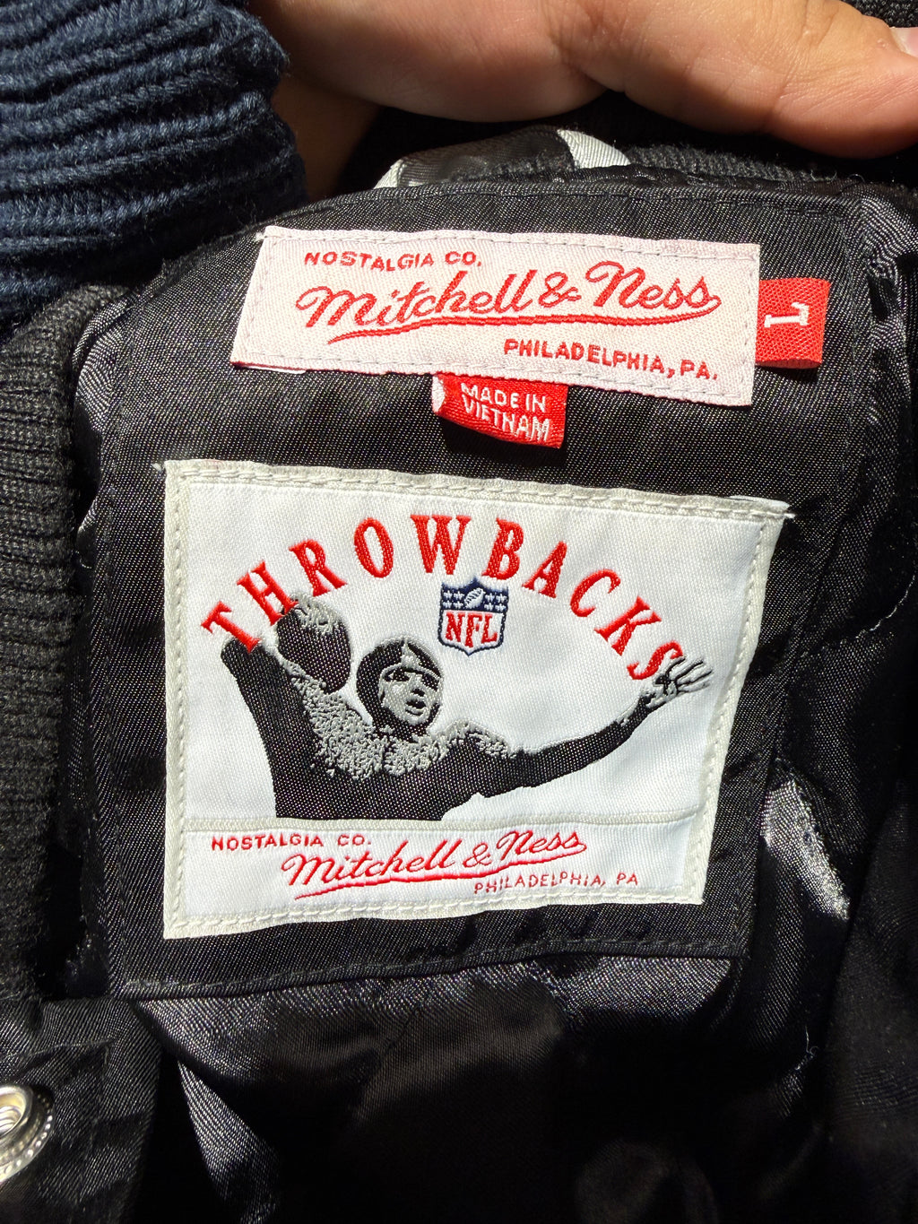 Vintage Oakland Raiders Mitchell & Ness Throwbacks Jacket KIF Vintage