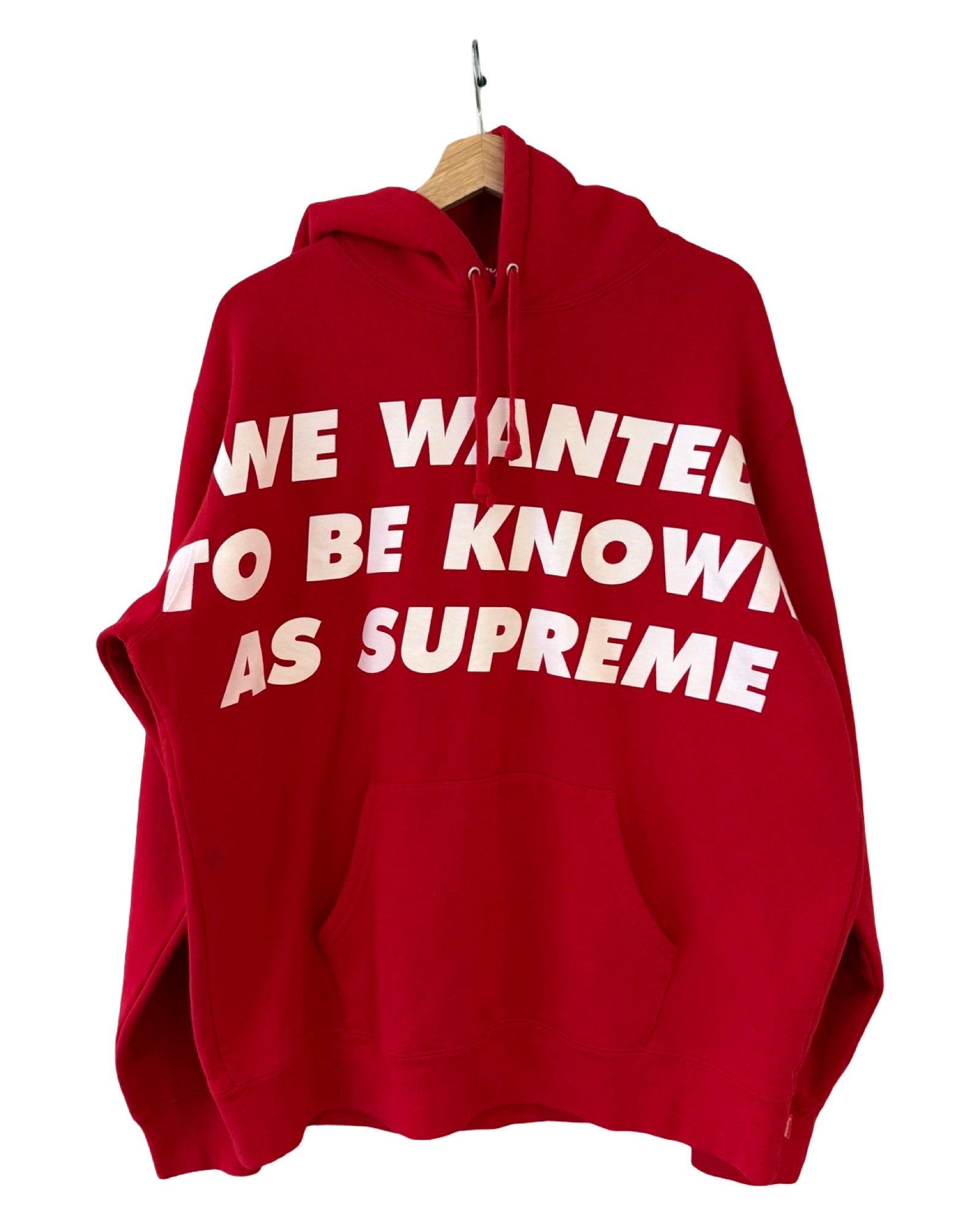 2020 Supreme We Wanted To Be Known As Hoodie