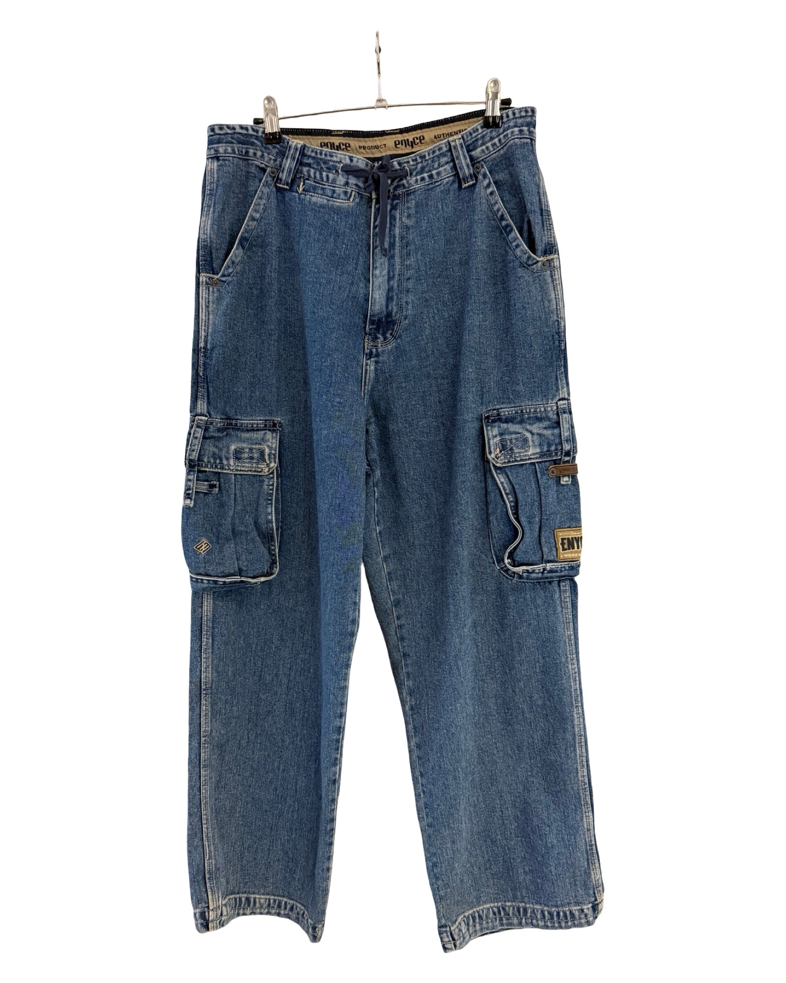 32 x 30 y2k Enyce Denim Shoelace Jeans KIF Vintage