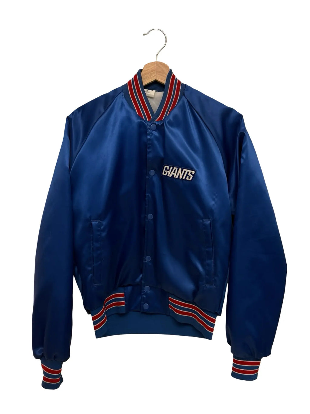 Vintage 80s New York Giants Satin Chalkline Jacket KIF Vintage