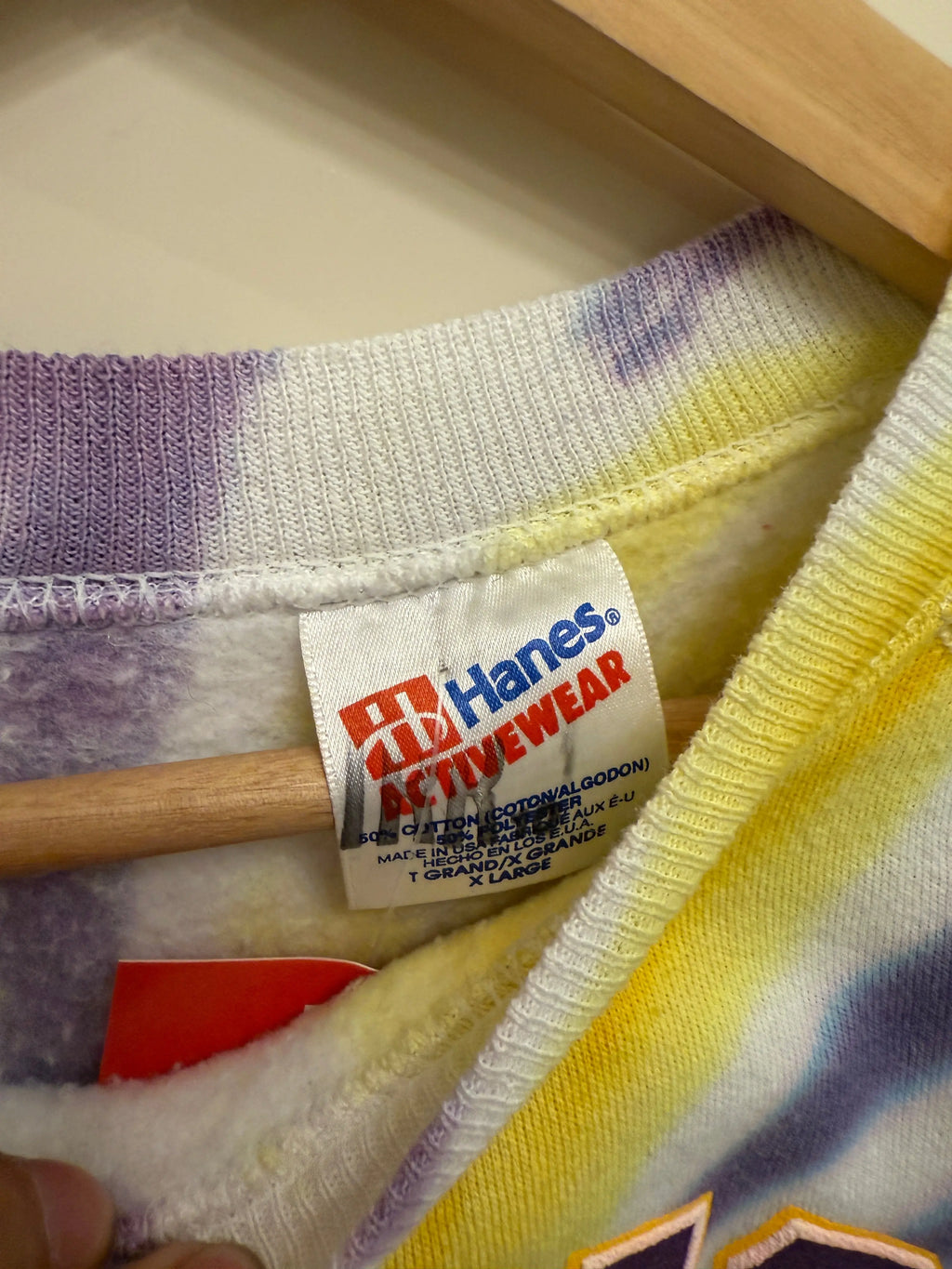 Vintage 90s Minnesota Vikings Tie Dye Crewneck KIF Vintage
