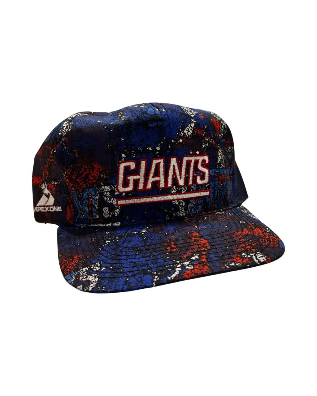 Vintage Rare 90s New York Giants AOP APEX Snapback Hat KIF Vintage