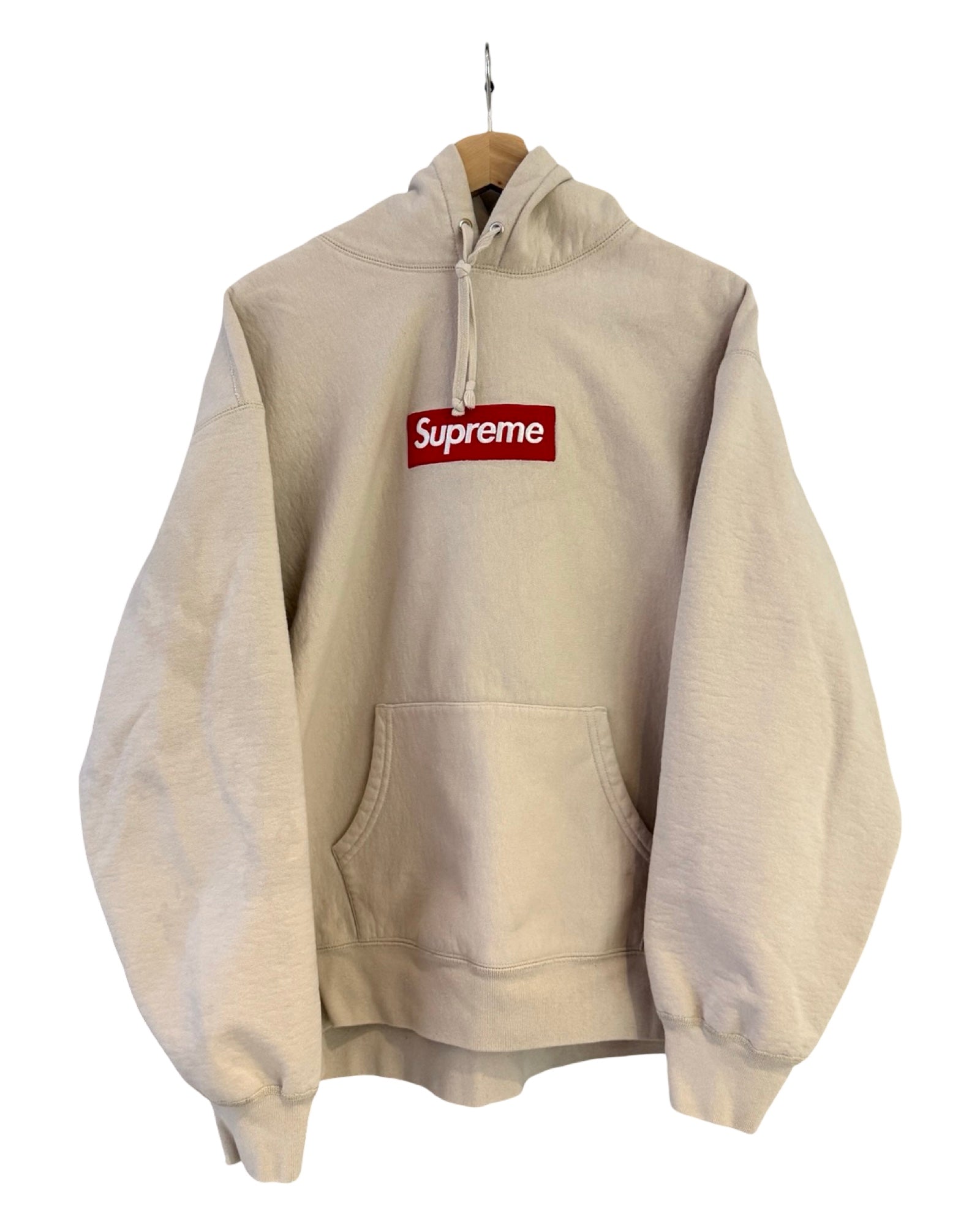 Supreme Tan Box Logo Hoodie