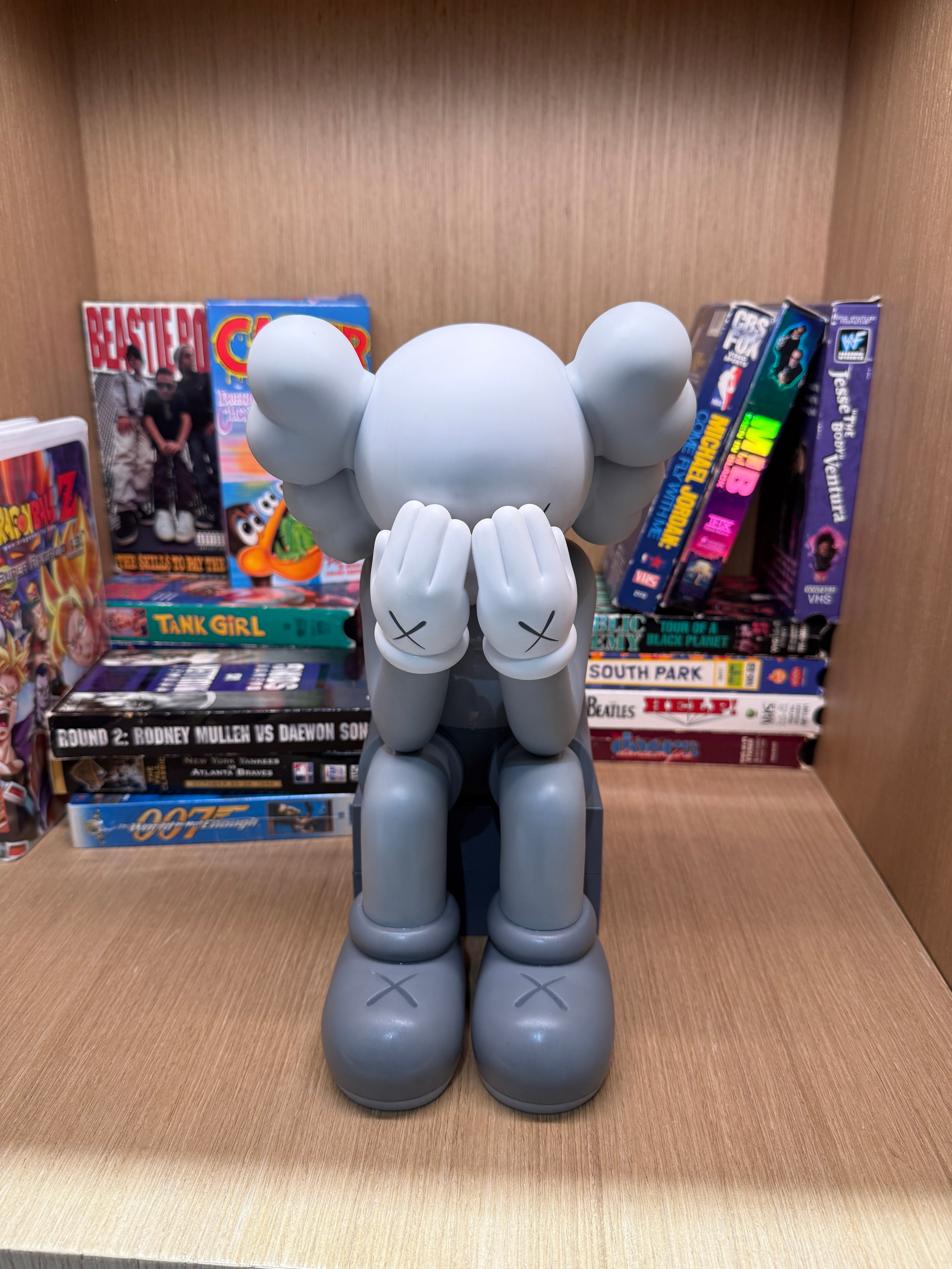 2013 KAWS Passing Through Gray Companion Figure KIF Vintage