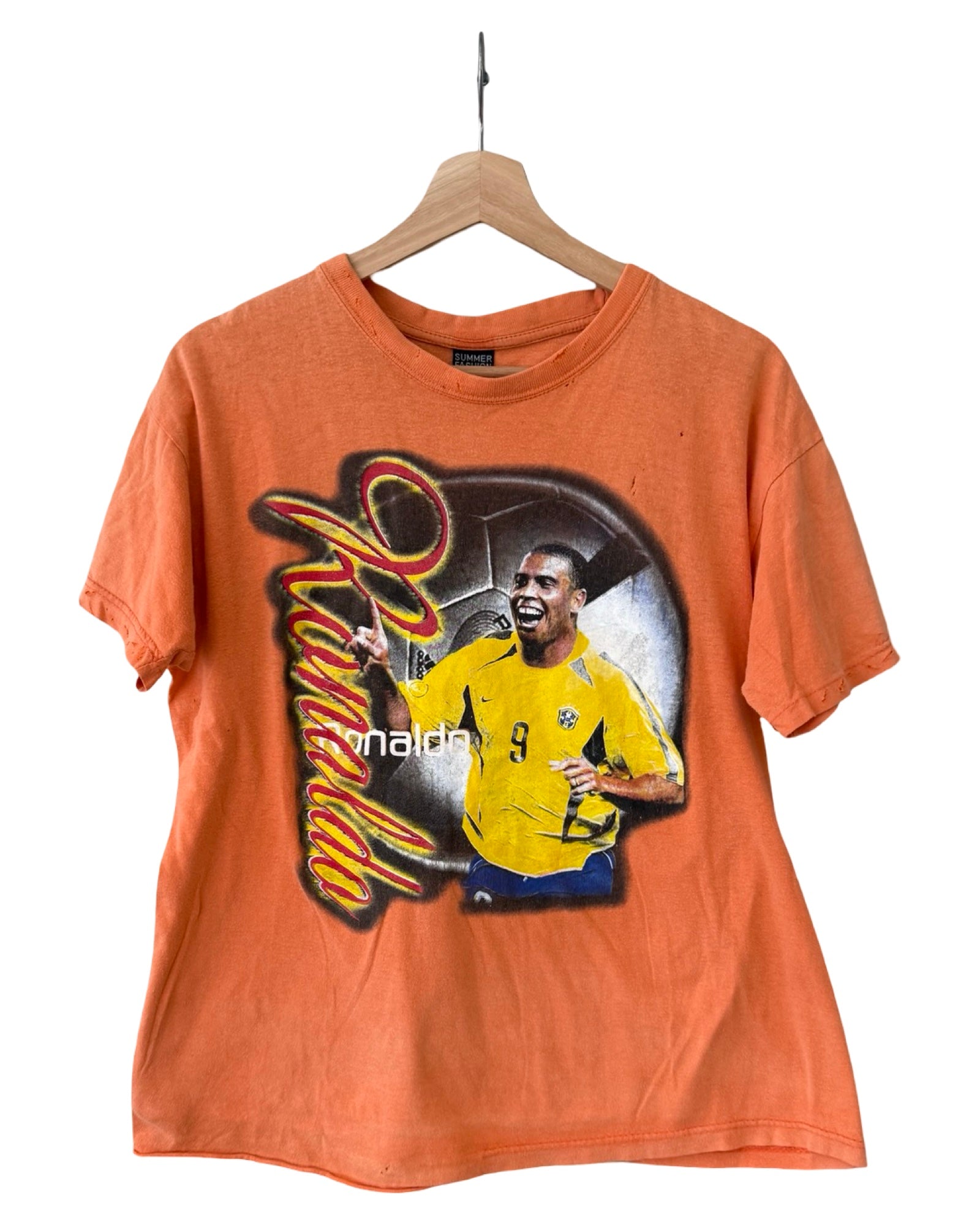 Camiseta de fútbol vintage de Ronaldo Nazario de los 90