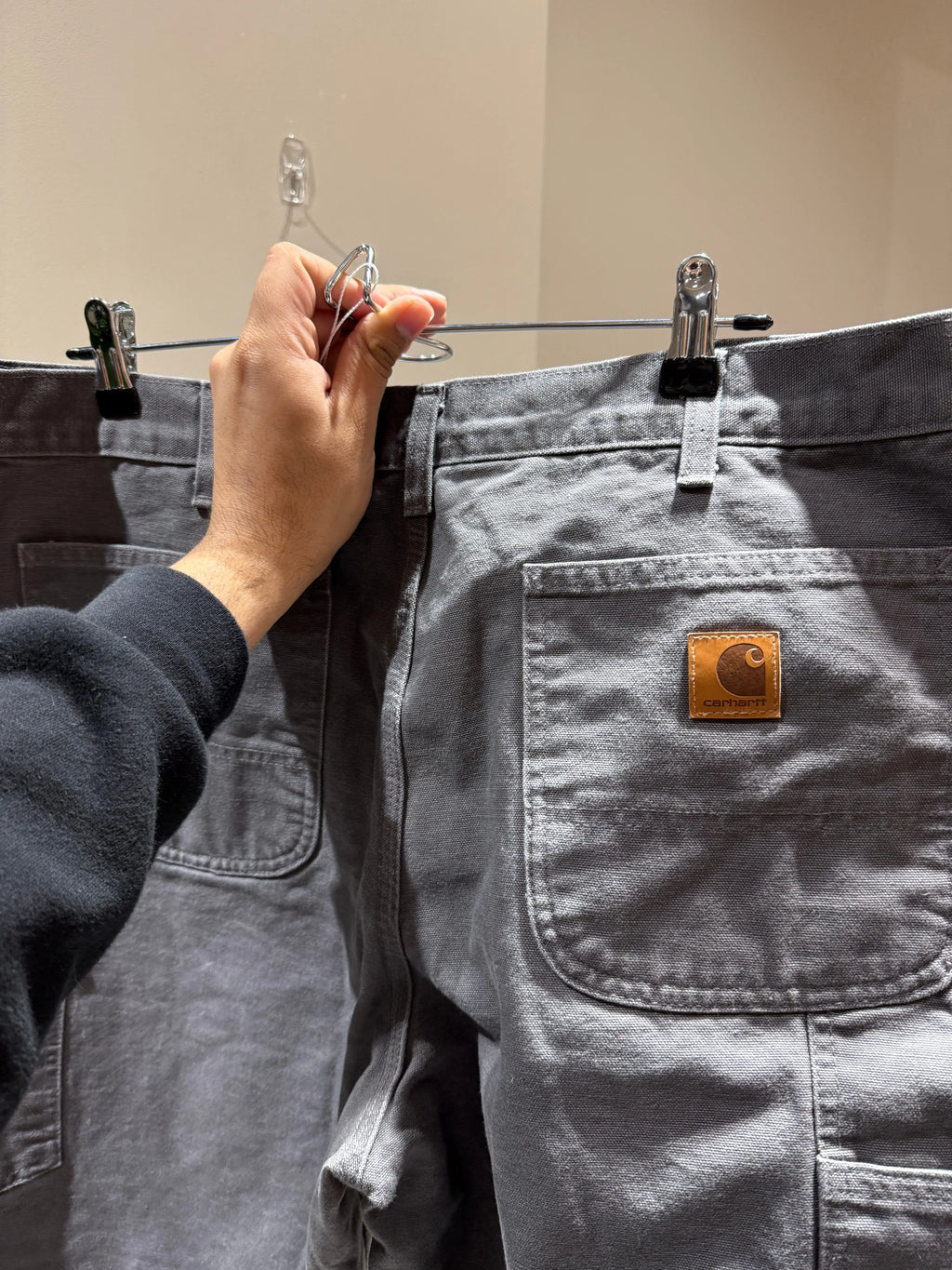 Vintage Carhartt Gray Flannel Lined Carpenter Pants KIF Vintage