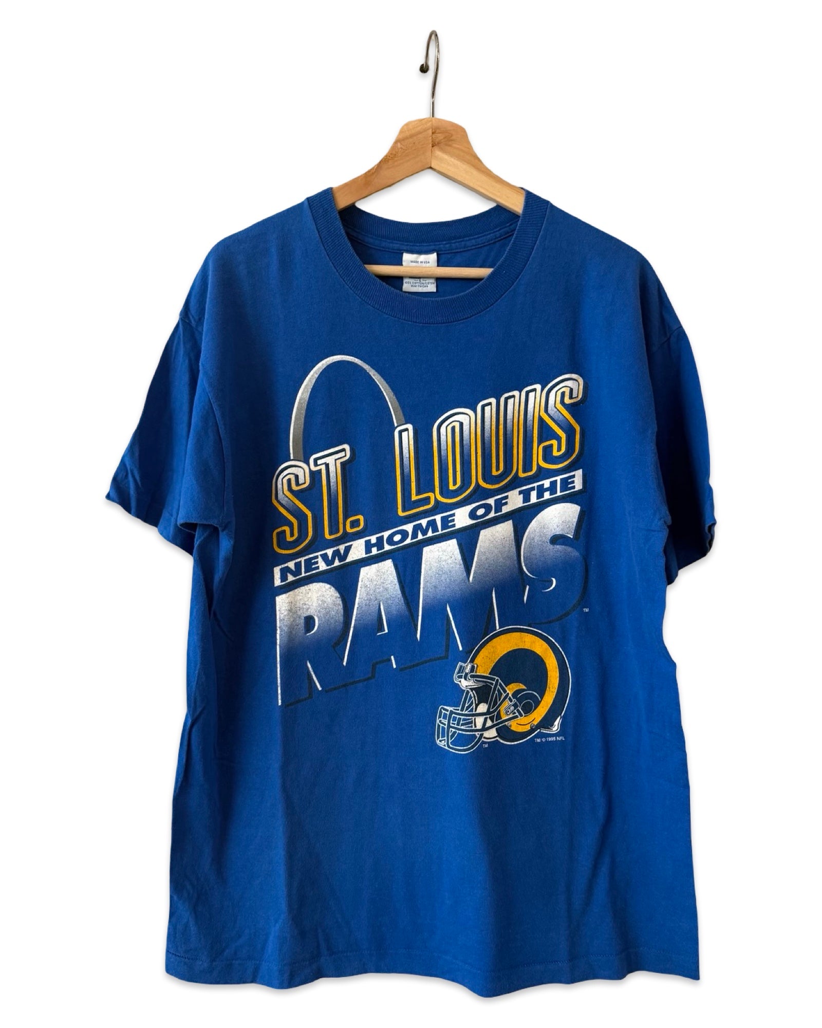 Vintage 1995 St Louis Los Angeles Rams Football Tee