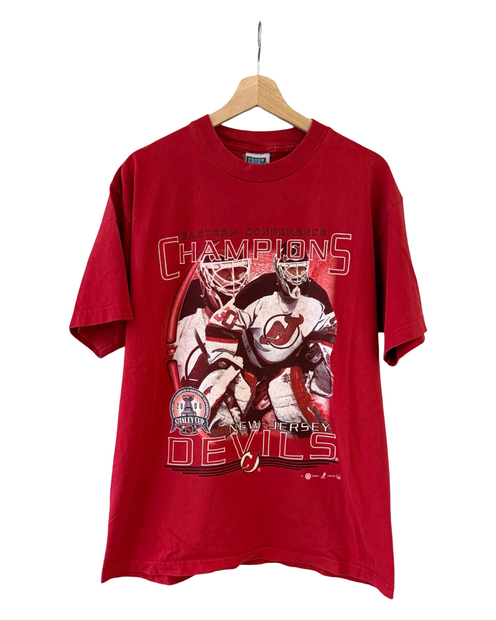 Vintage 2000 New Jersey Devils Stanely Cup Martin Brodeur Tee
