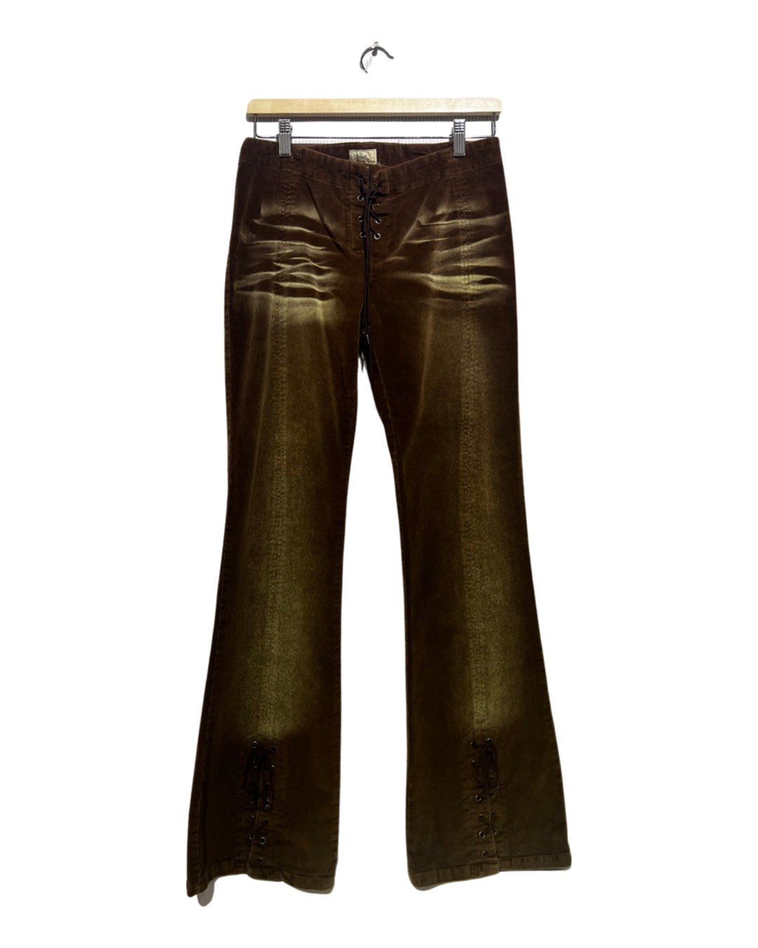 30 x 32 b lace up brown corduroy jeans KIF Vintage