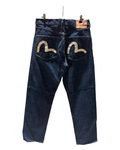 Vintage 00s Evisu Selvedge Denim Baggy Jeans 34 KIF Vintage