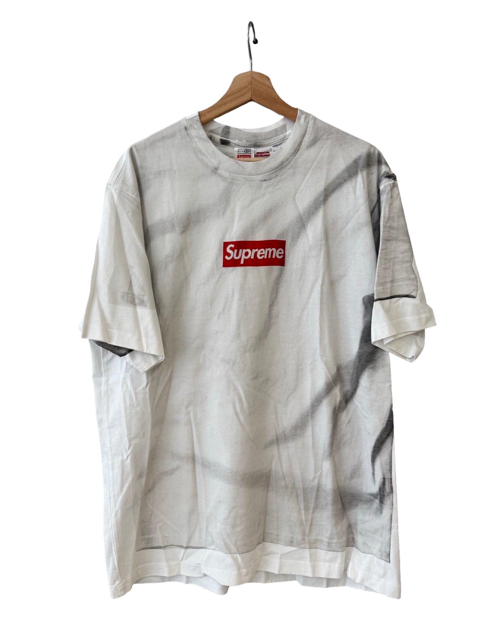 DS Supreme x Maison Margiela 6 White Box Logo Tee