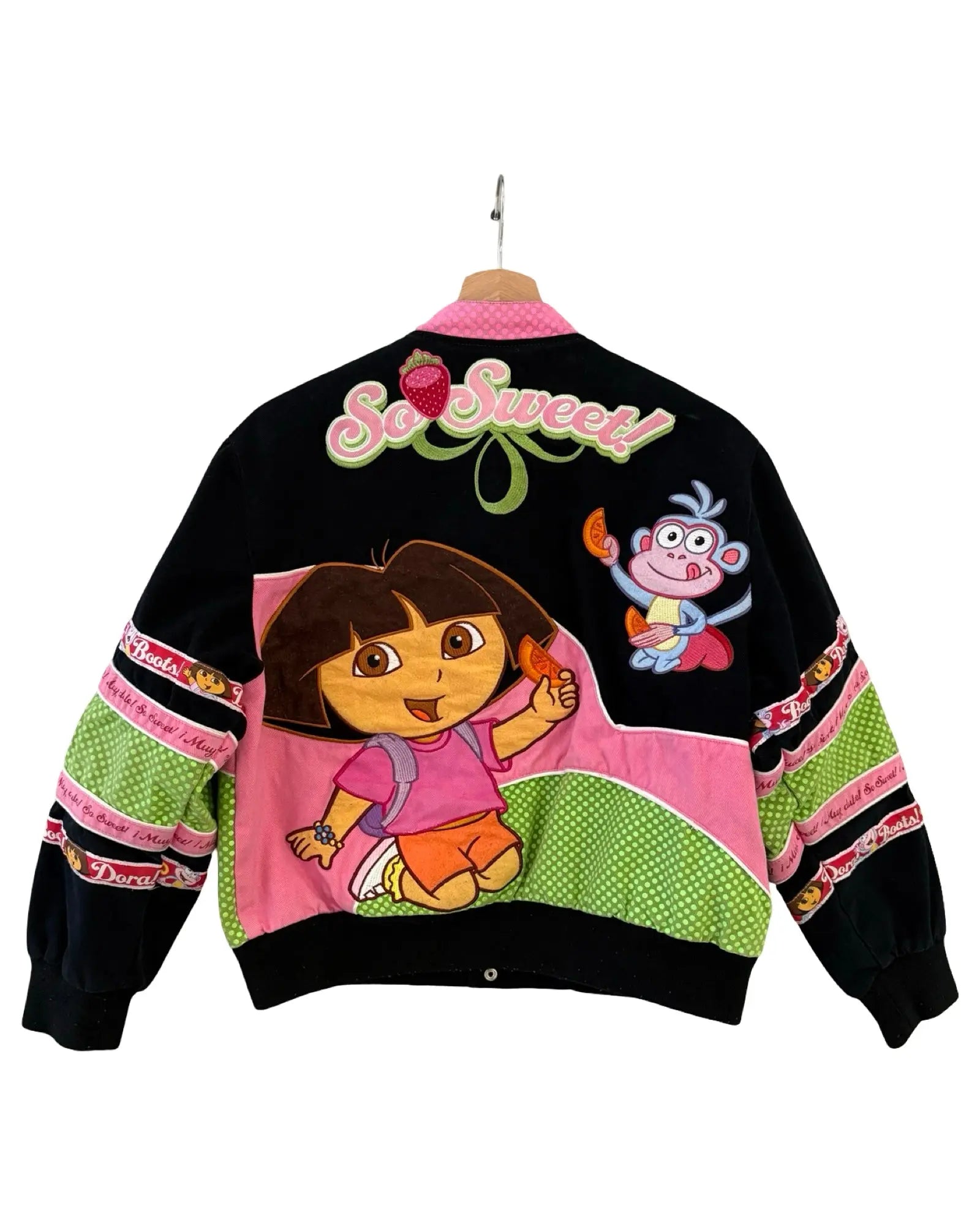 Vintage 2006 Dora The Explorer Jeff Hamilton Nascar Jacket KIF Vintage