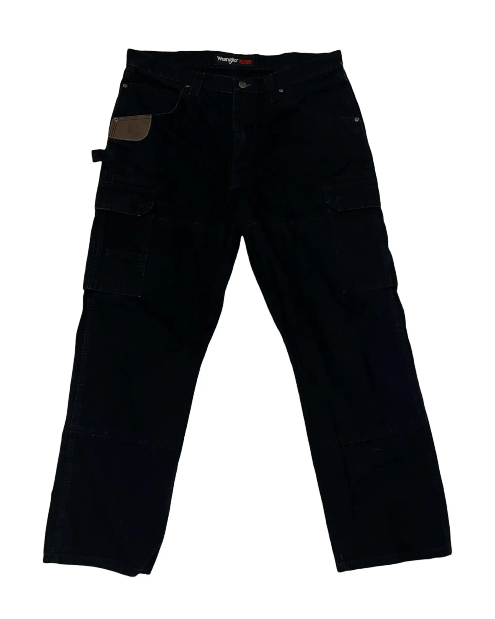 36 x 30 Vintage Wrangler Black Carpenter Pants KIF Vintage
