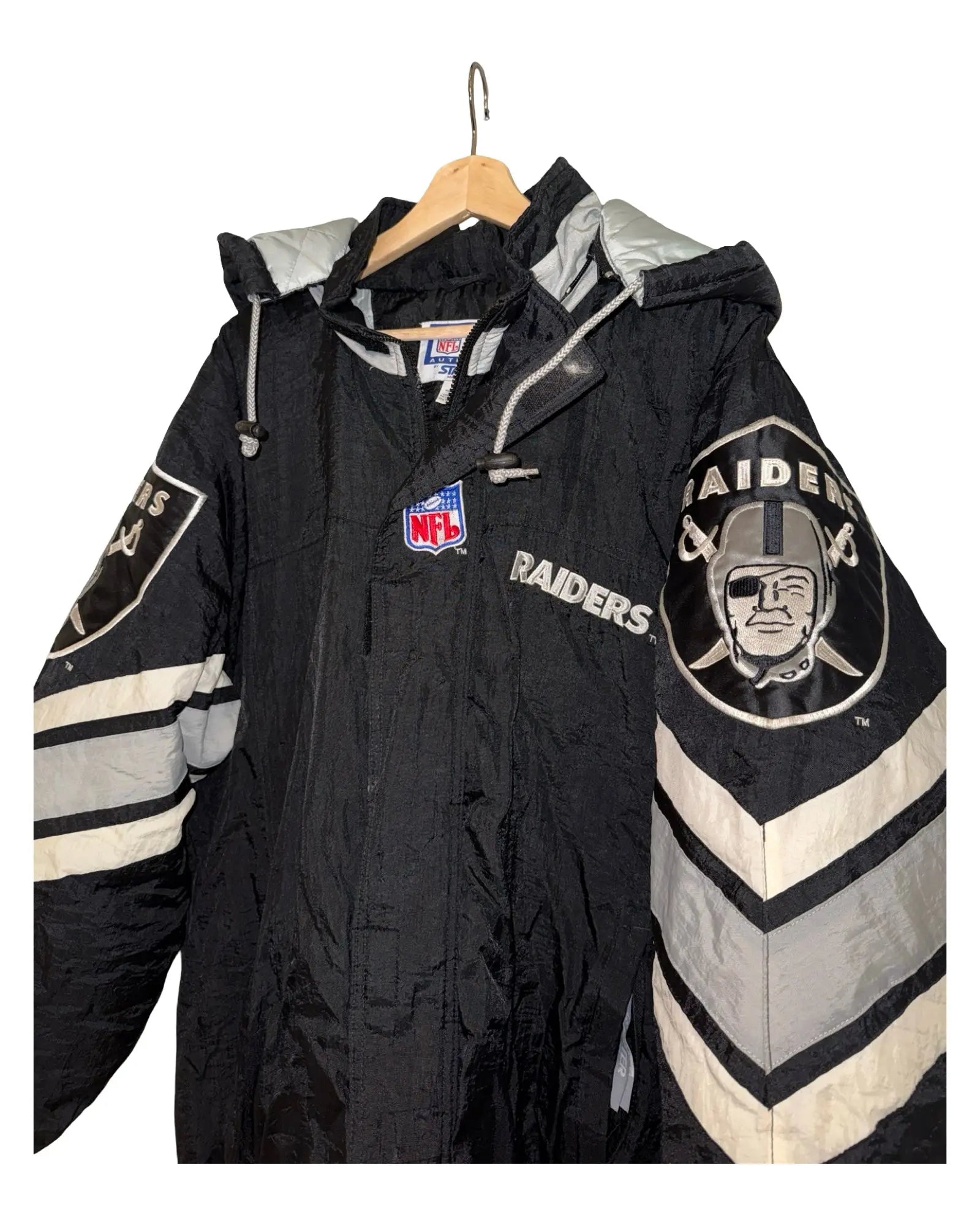 Vintage 90s Los Angeles Raiders Starter Pro Line Jacket KIF Vintage