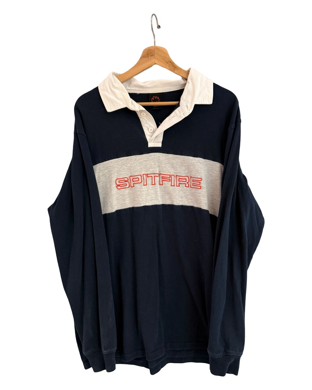 Vintage Y2K Spitfire Skateboarding Rugby Polo Shirt KIF Vintage