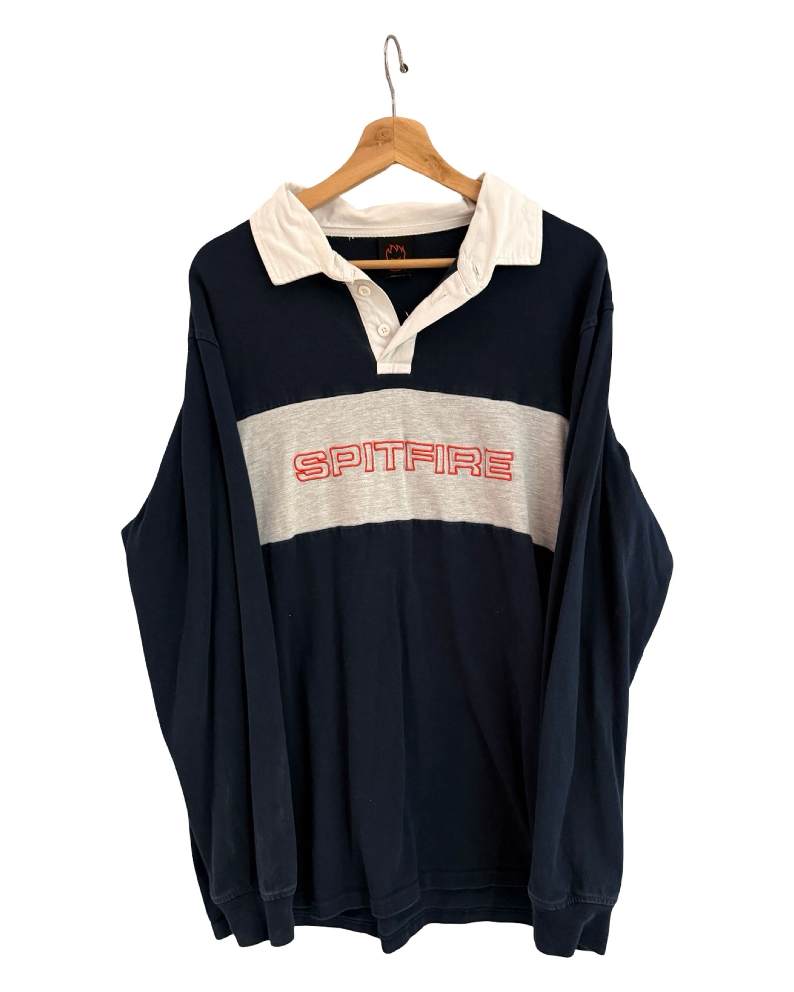 Vintage Y2K Spitfire Skateboarding Rugby Polo Shirt KIF Vintage