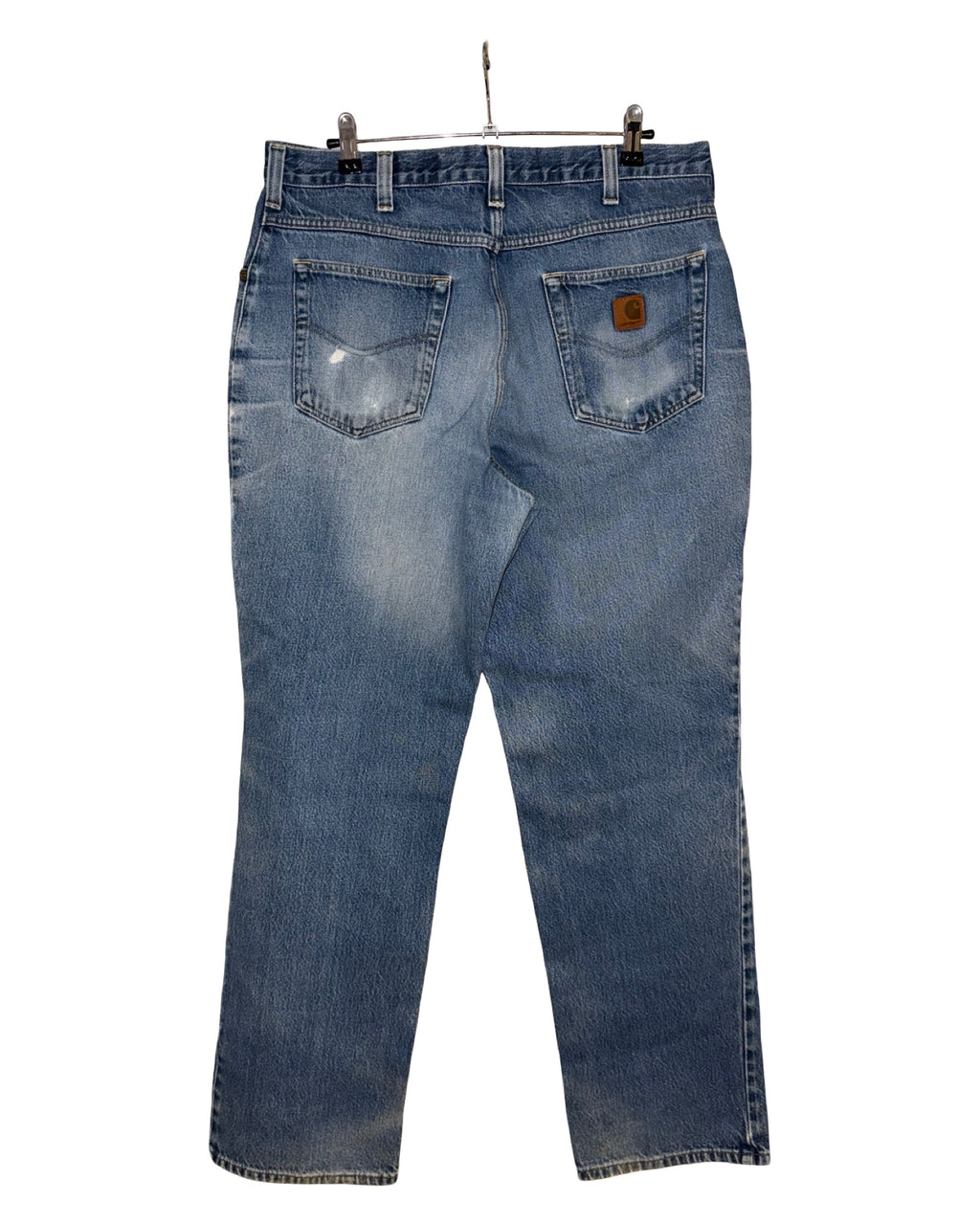 34 x 34 Vintage Carhartt Faded Blue Denim Jeans