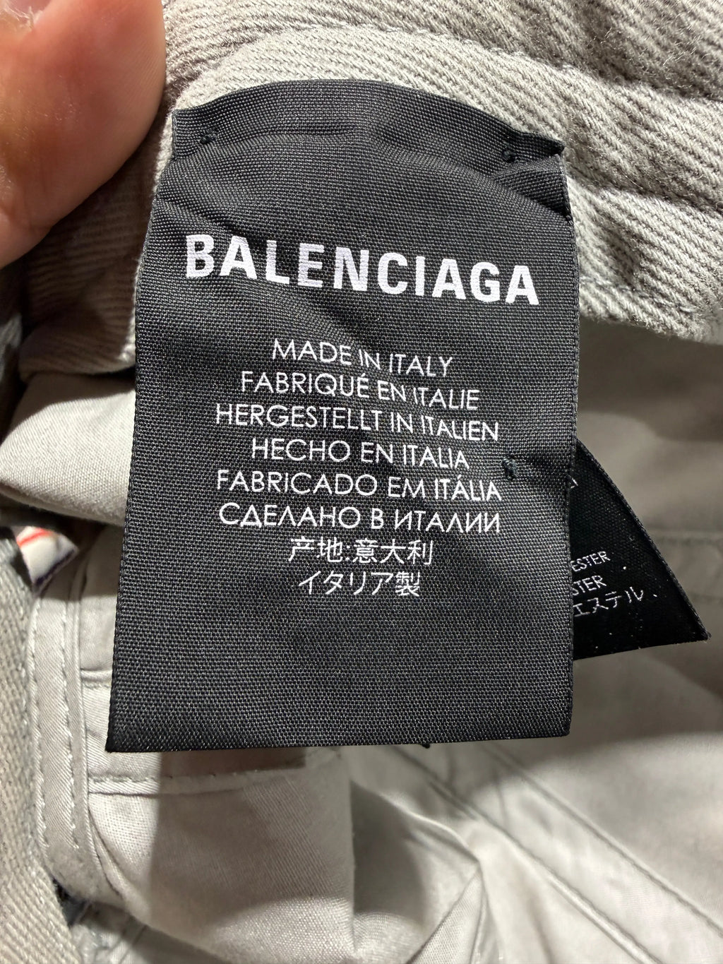 Balenciaga Gray Logo Hat KIF Vintage
