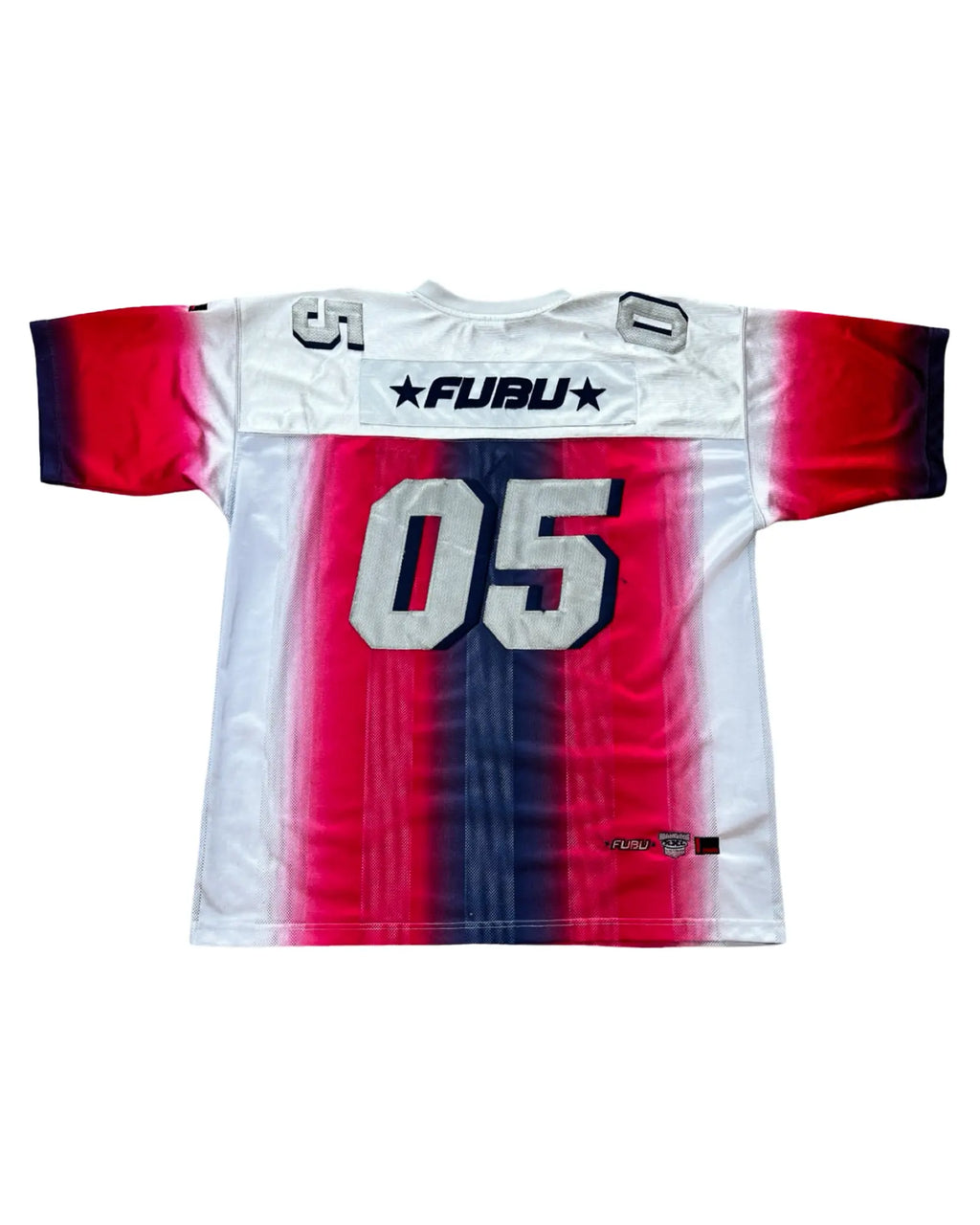 Vintage 2005 FUBU Red Tie Dye Jersey KIF Vintage