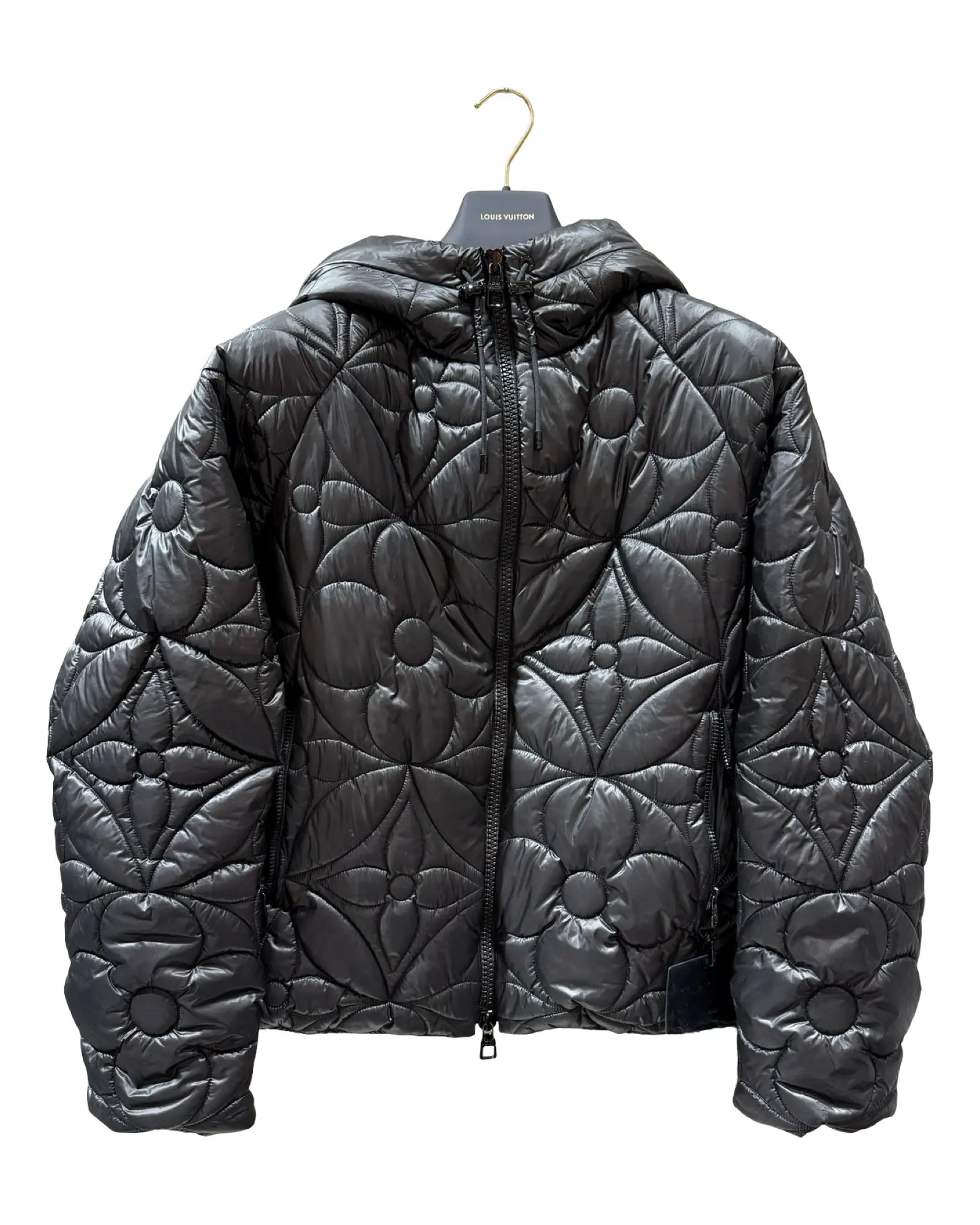 DS Louis Vuitton Monogram Quilted Puffer Jacket KIF Vintage