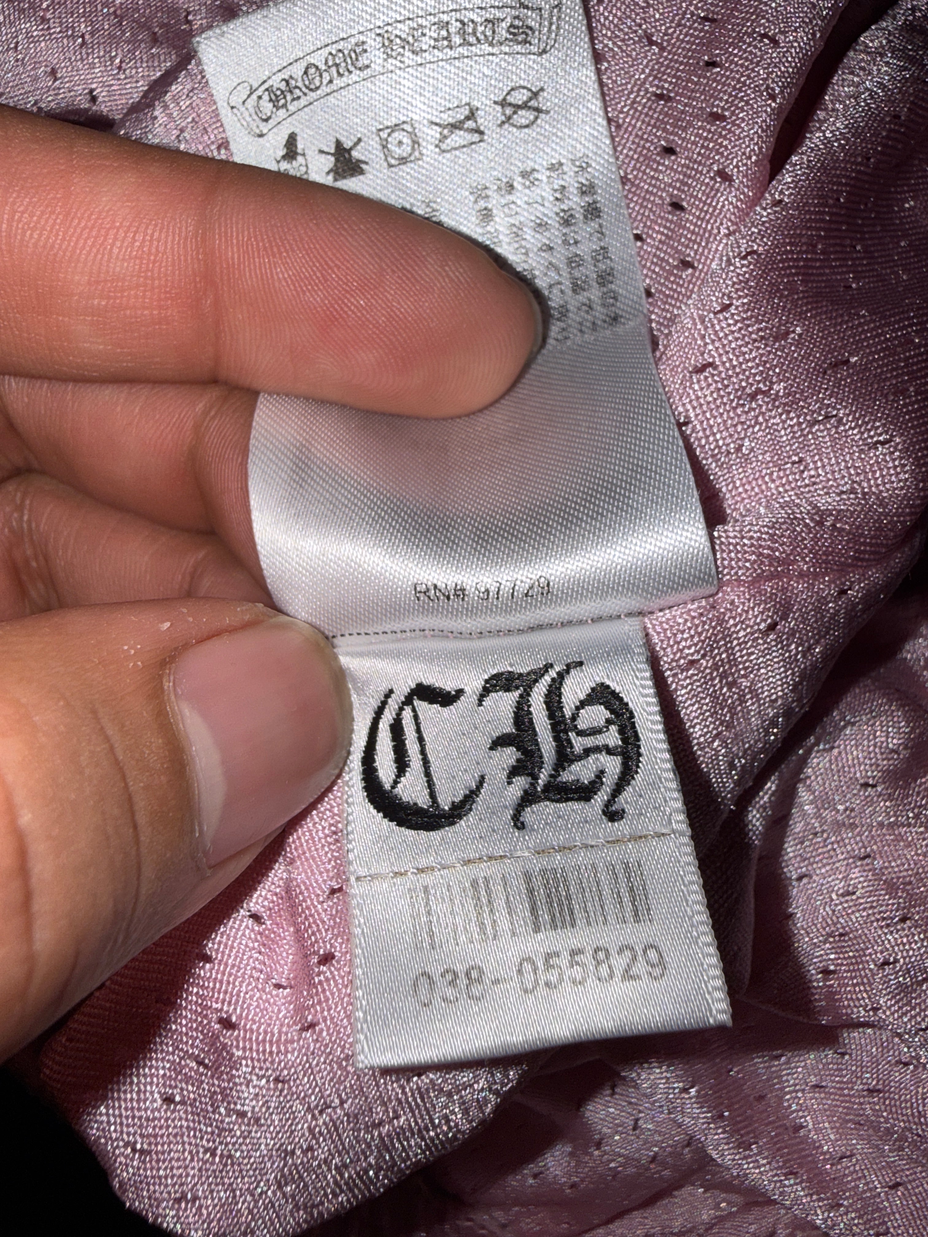 Chrome Hearts Love You Pink Mesh Shorts KIF Vintage