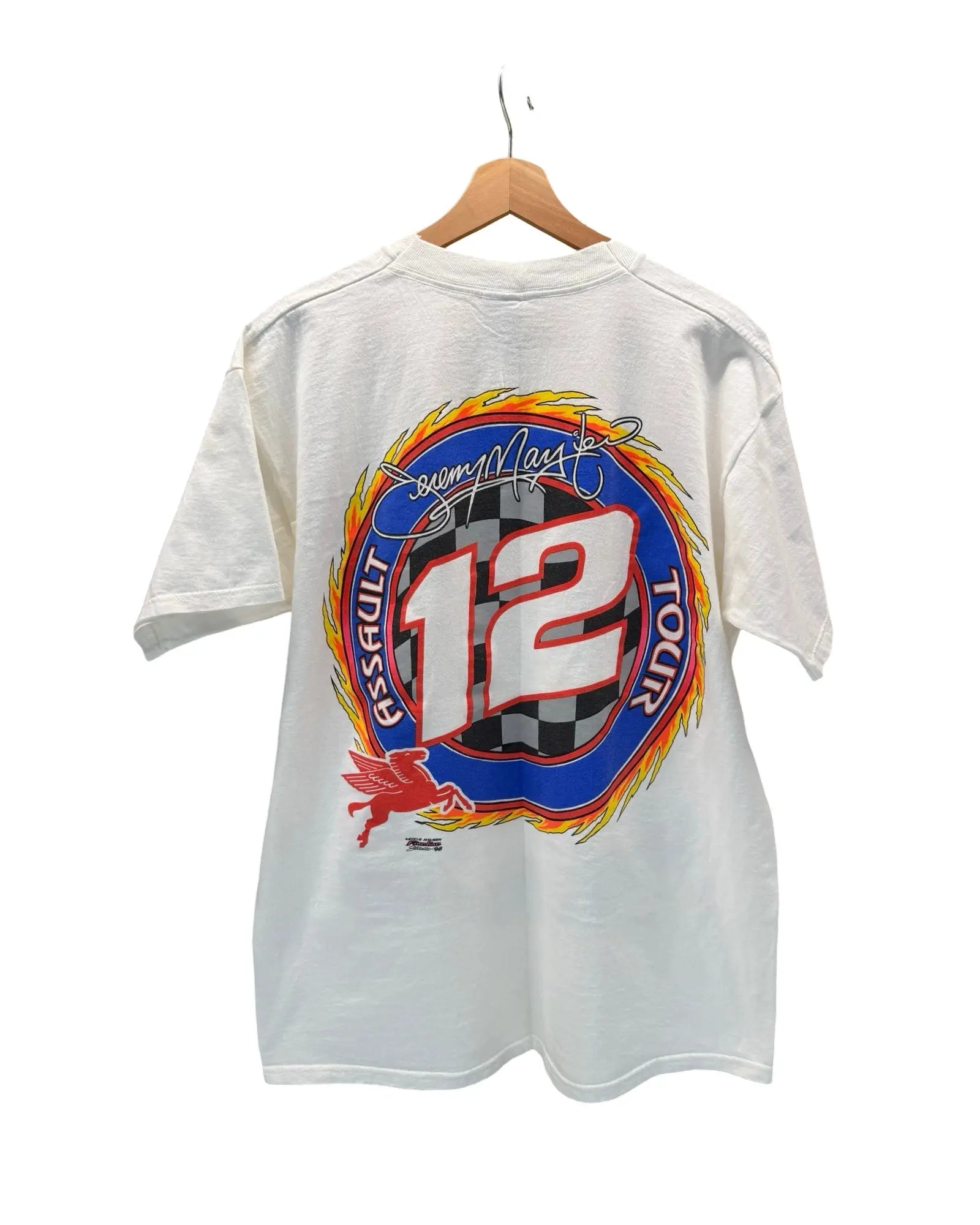 Vintage 1998 Nascar Mobil 1 Racing Double Sided Tee KIF Vintage