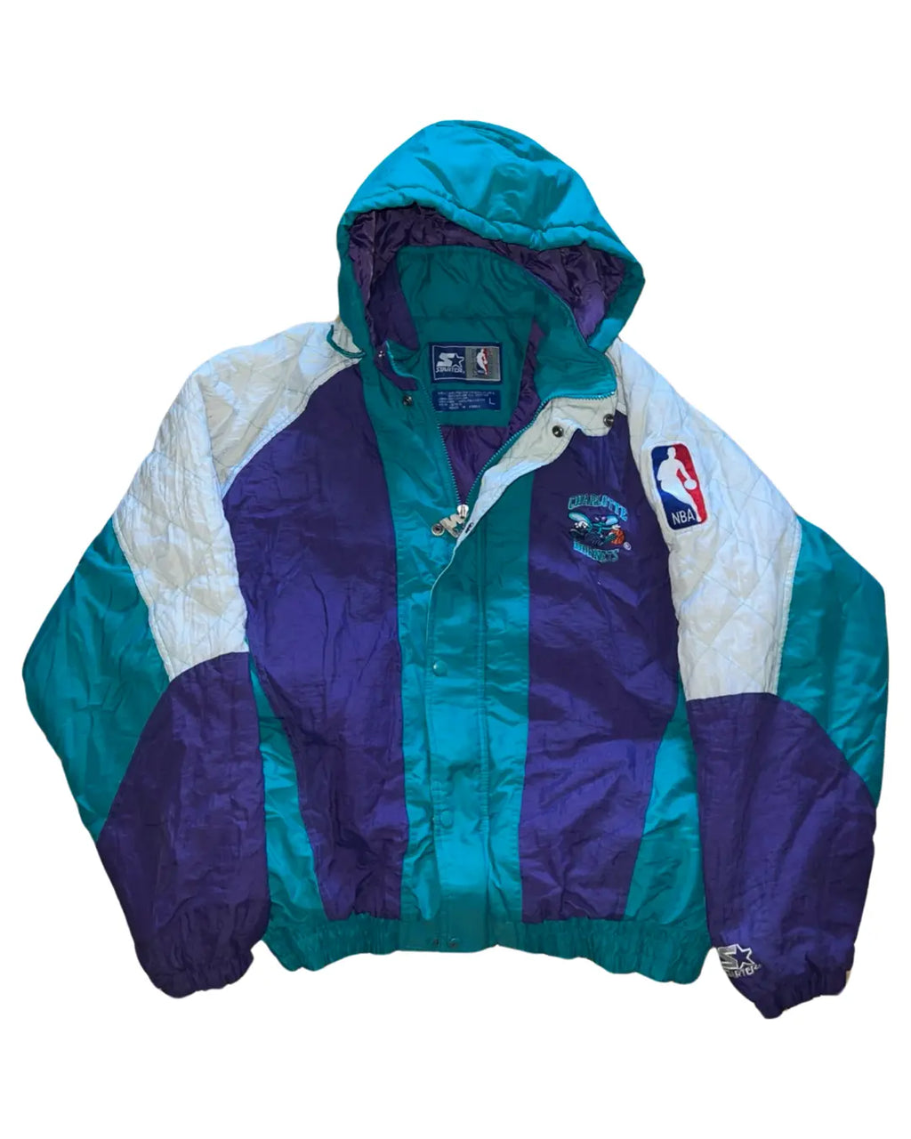 Vintage 90s Charlotte Hornets Starter Jacket KIF Vintage