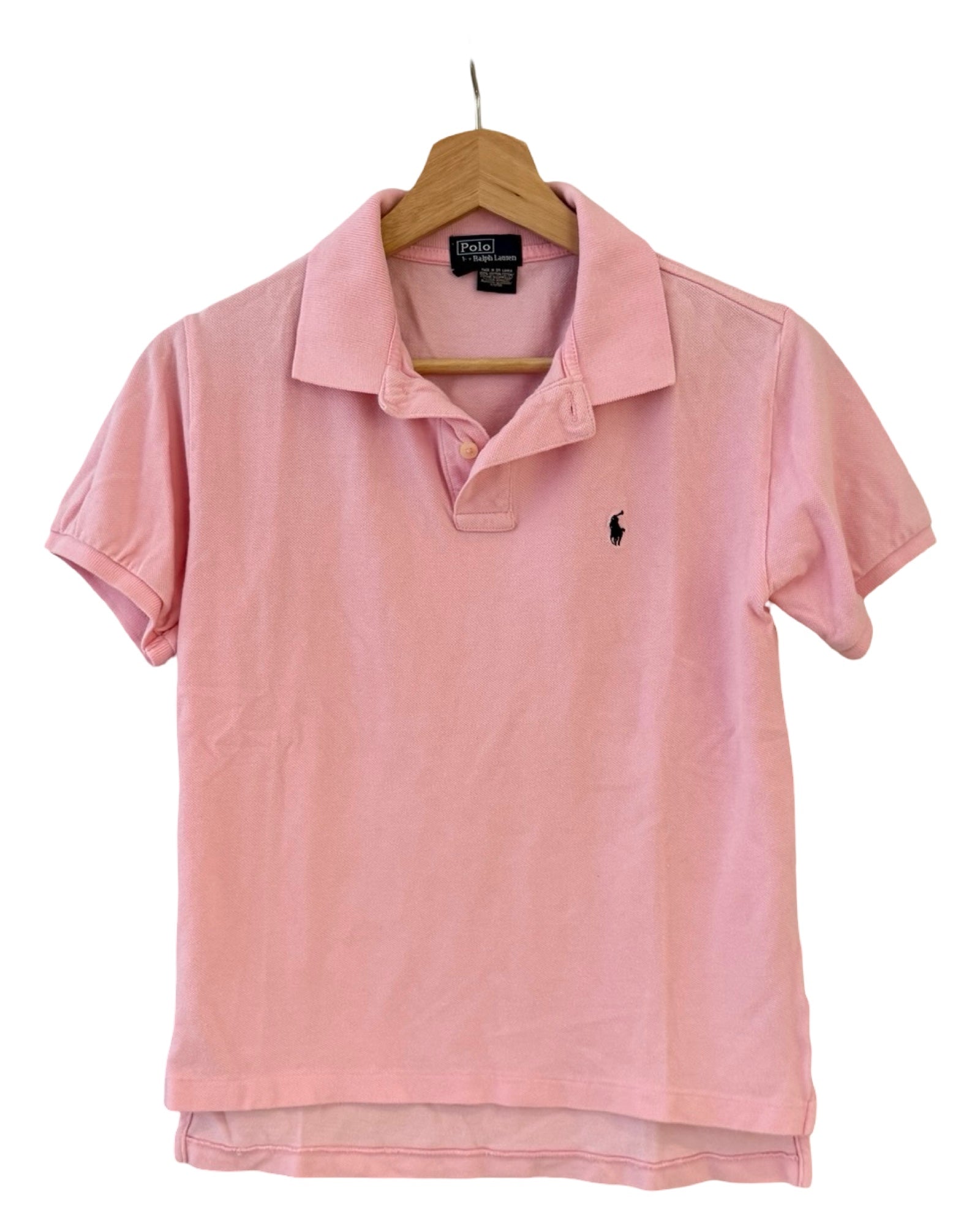 Womens Vintage Polo Ralph Lauren Pink Shirt