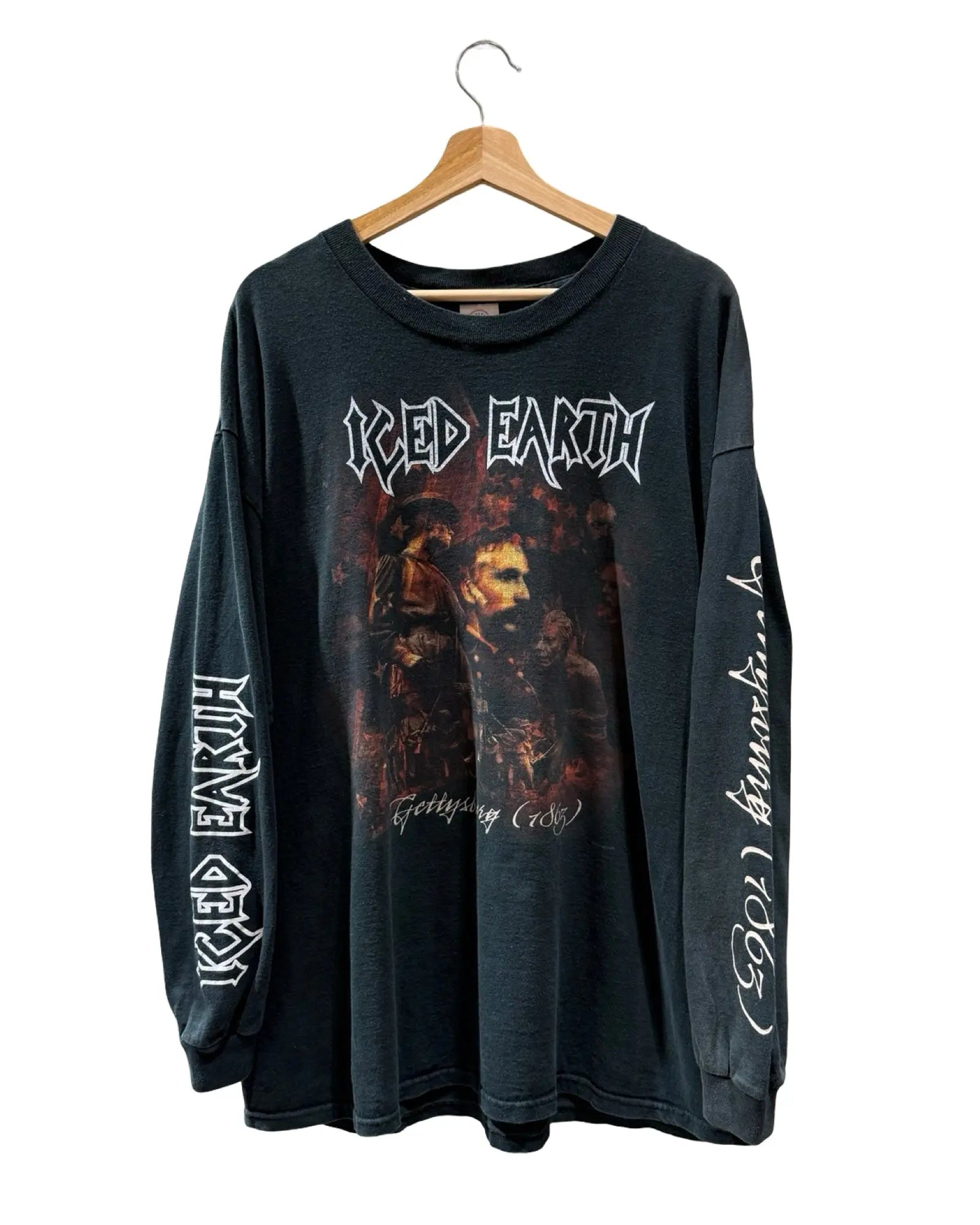 Vintage 2004 Iced Earth Gettysburg Metal Band Tee KIF Vintage