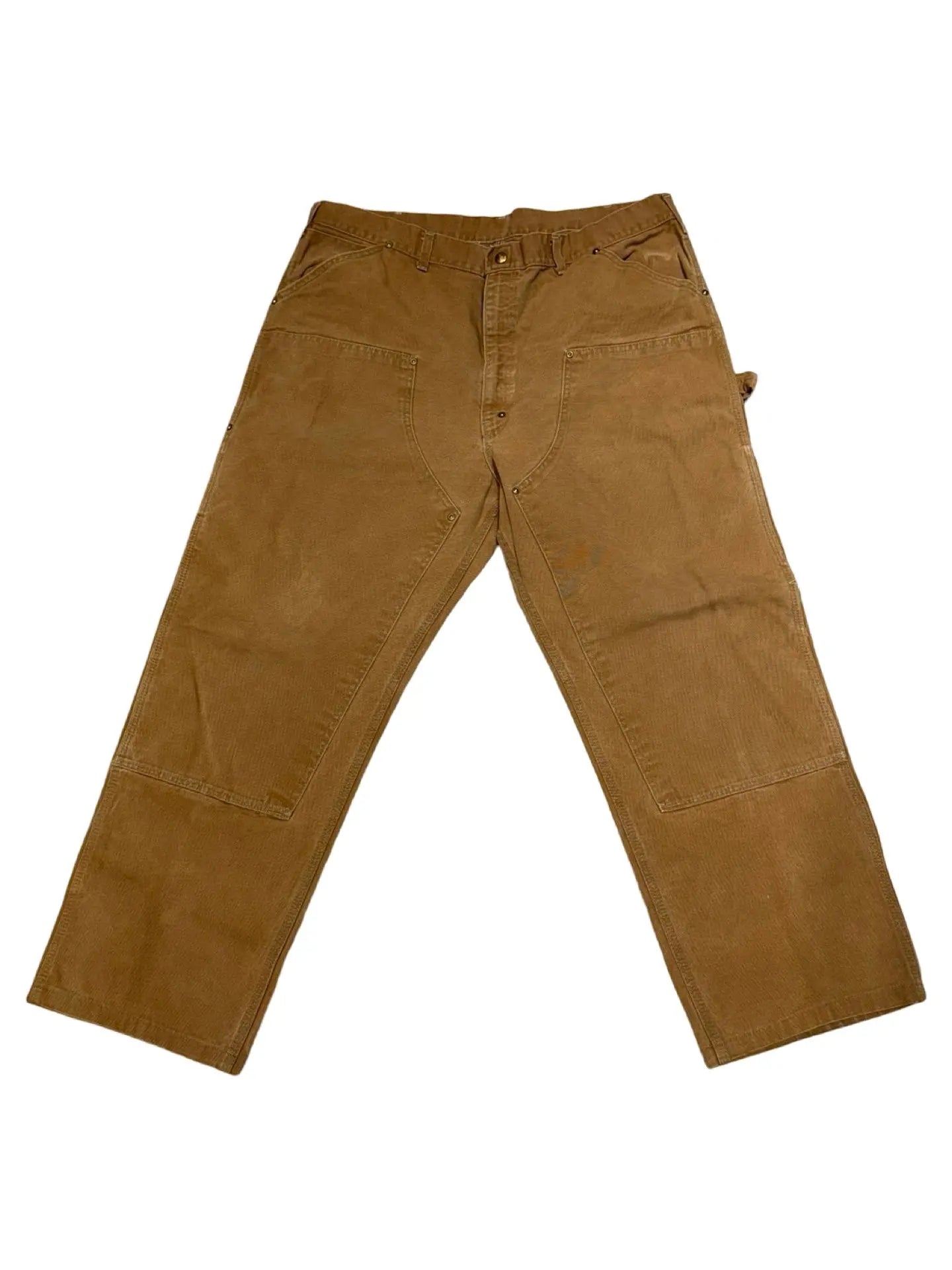 90s Carhartt Tan Double Knee Pants size 42 KIF Vintage