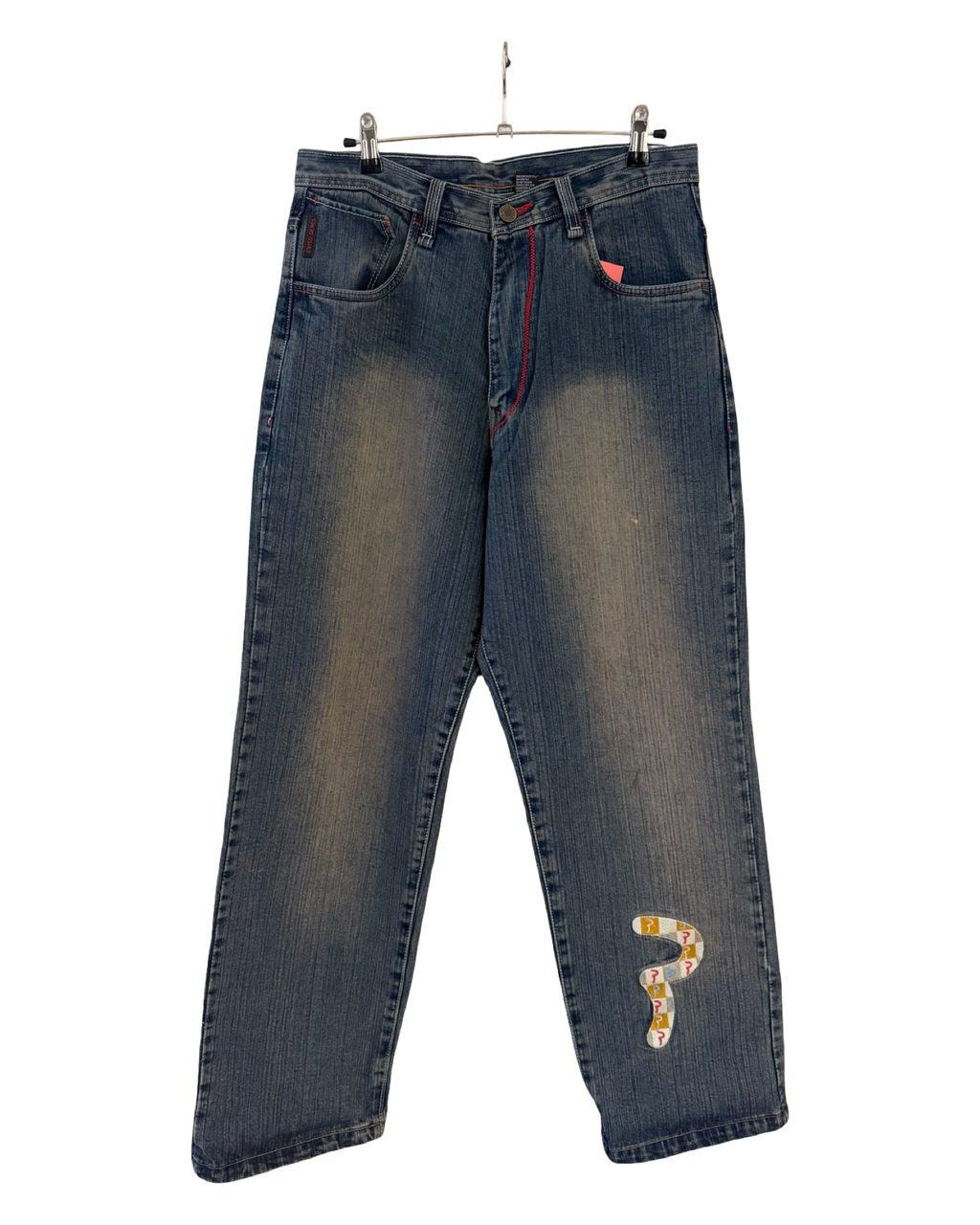 Vintage 00s Evisu Checkerboard Baggy Denim Jeans 32 KIF Vintage