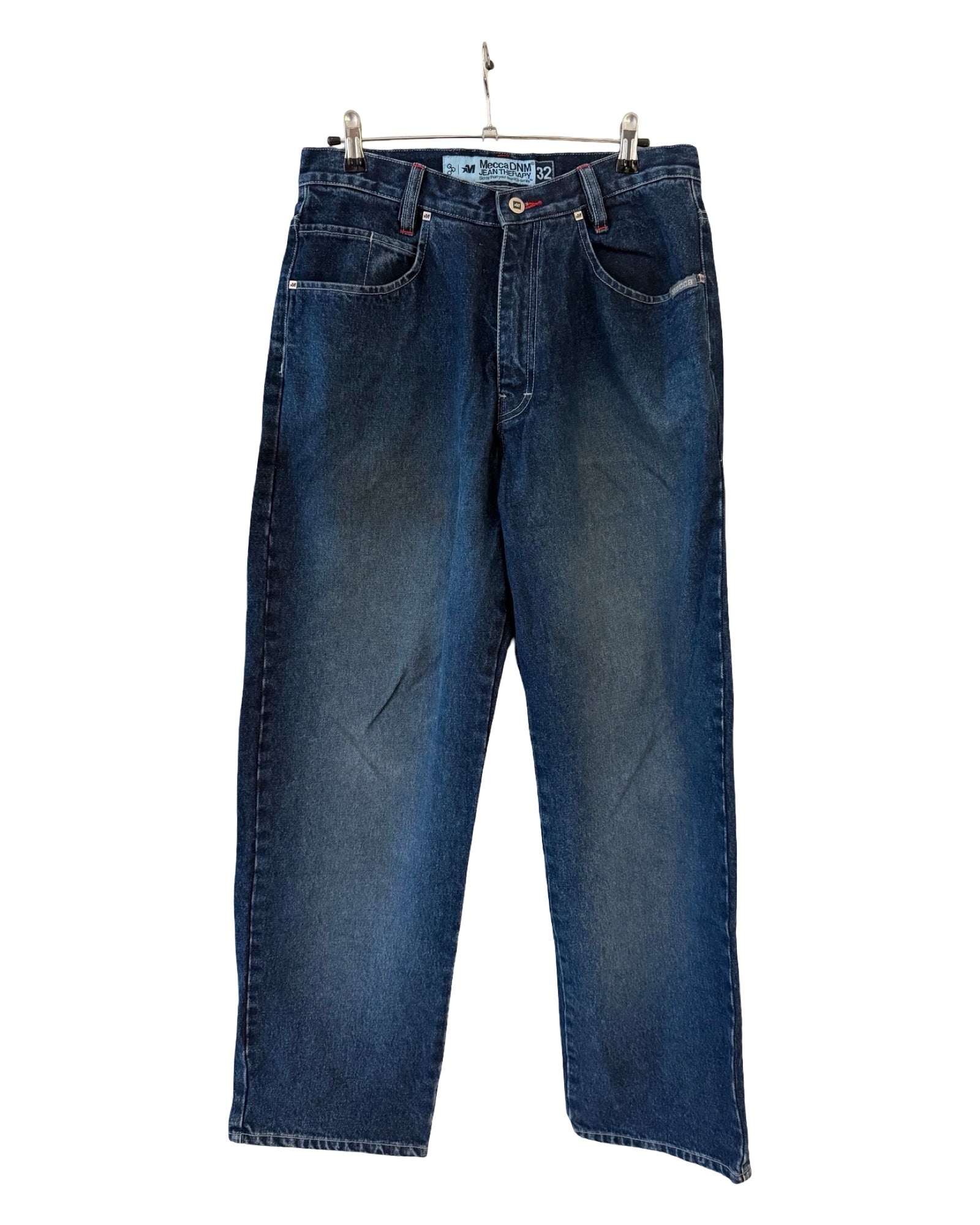 32 x 32 Vintage y2k Mecca Laser Denim Jeans