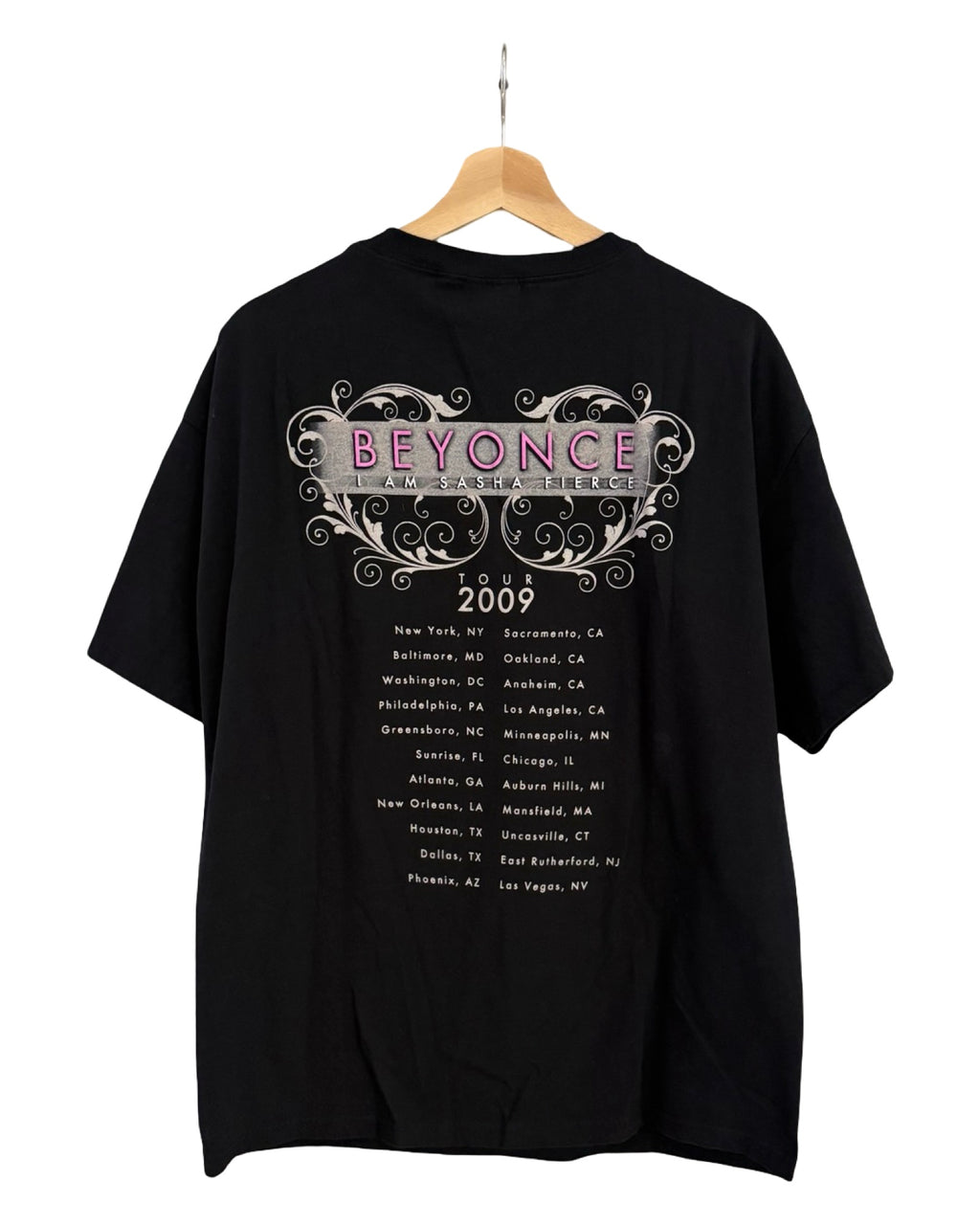 ヴィンテージ 2009年 ビヨンセ サシャ・フィアース ツアー Tシャツ