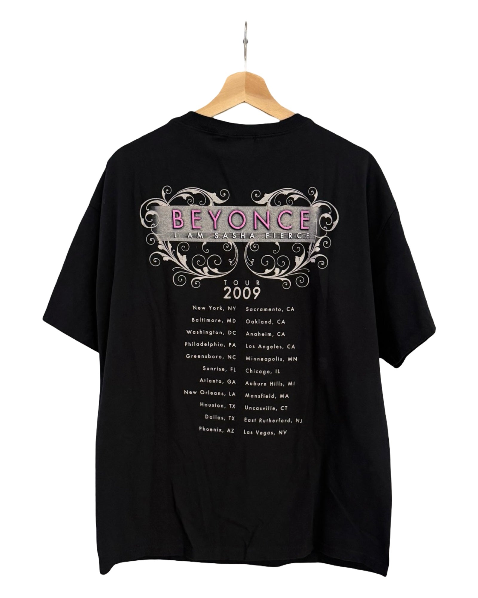 ヴィンテージ 2009年 ビヨンセ サシャ・フィアース ツアー Tシャツ