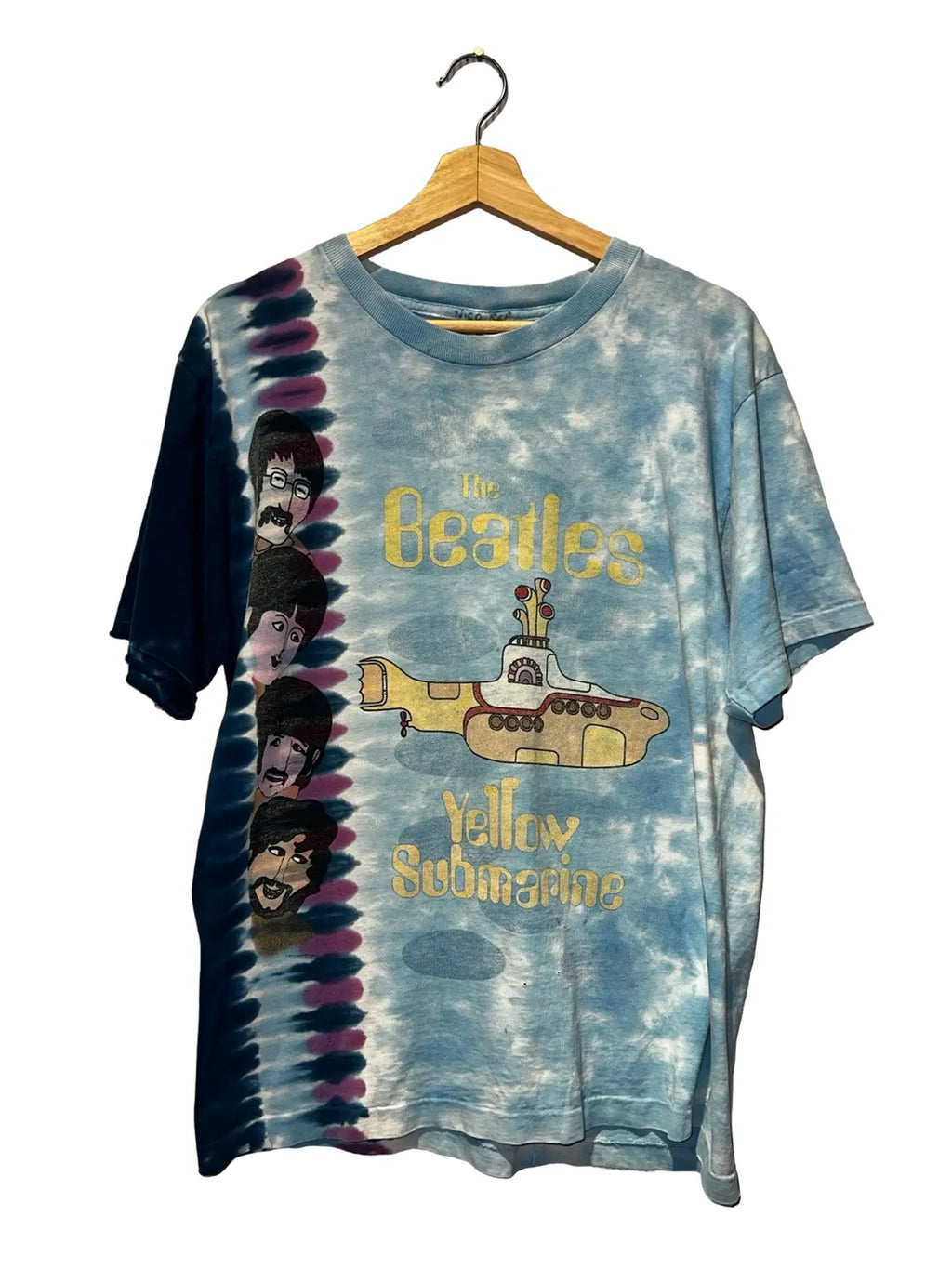Vintage y2k The Beatles Yellow Submarine Liquid Blue Tee KIF Vintage