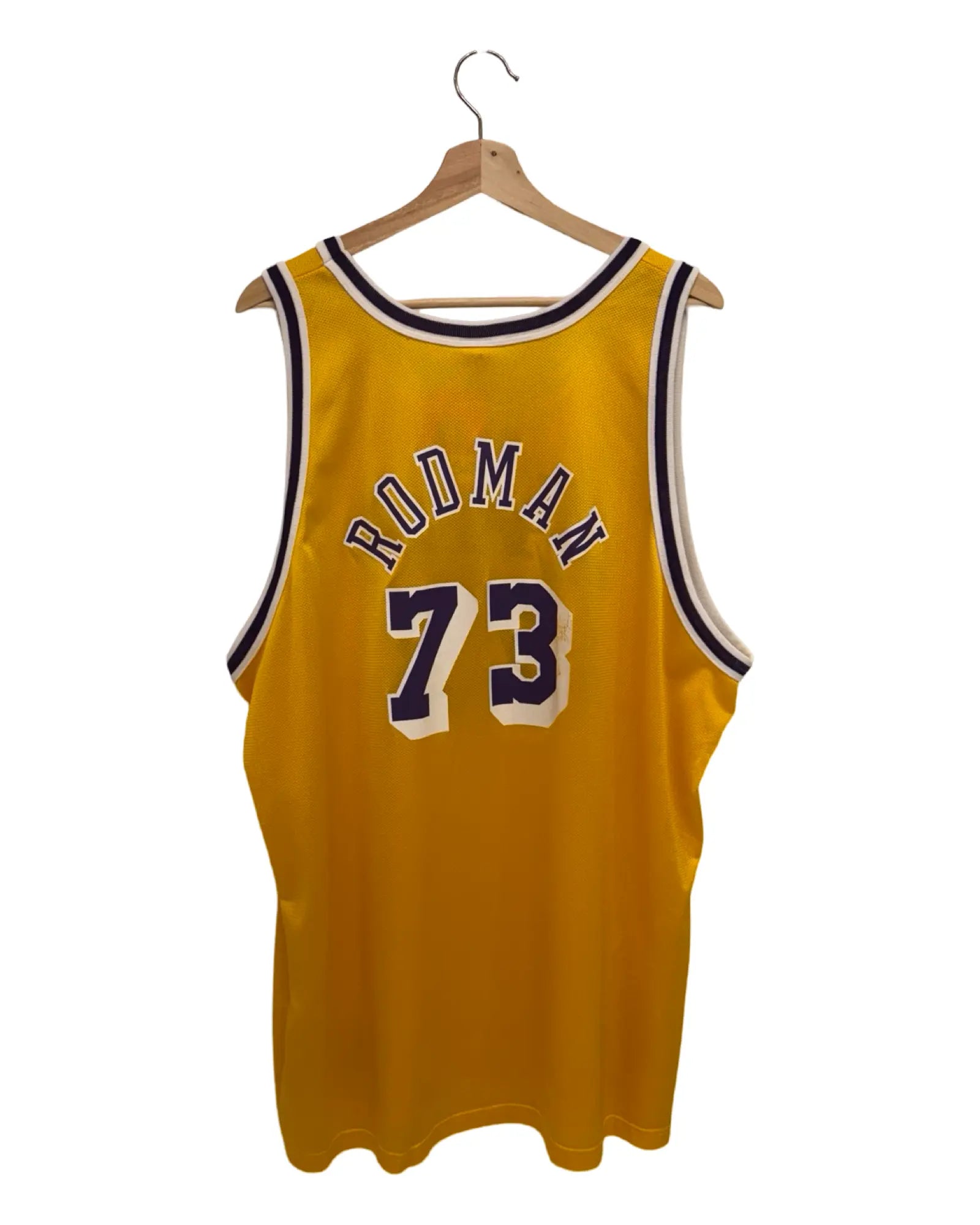 Vintage 90s Dennis Rodman Lakers 73 Champion Jersey KIF Vintage