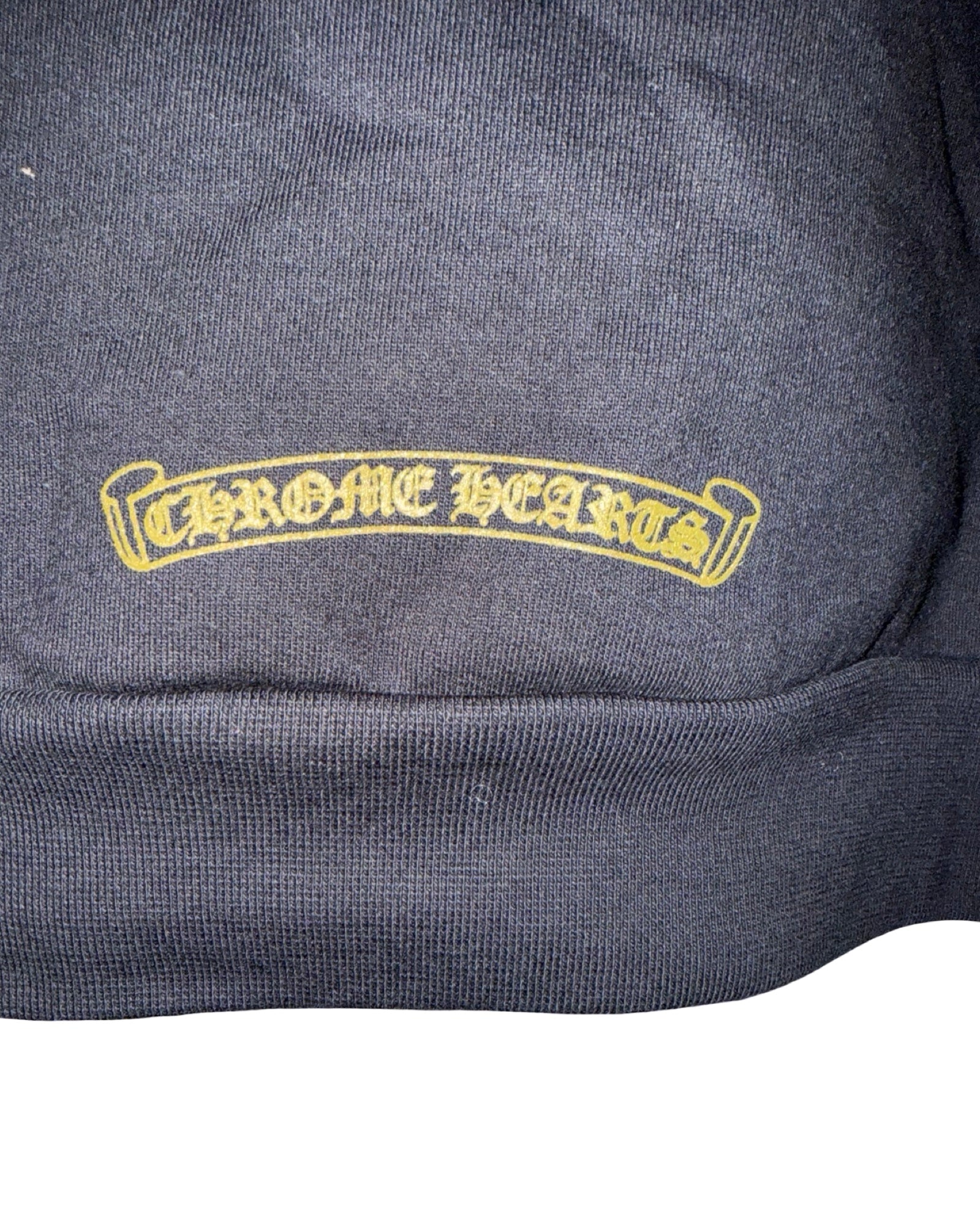 Chrome Hearts Black & Army Green Logo Hoodie KIF Vintage