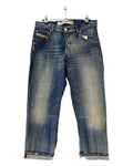 34 x 30 Vintage Diesel Industry Faded Denim Jeans