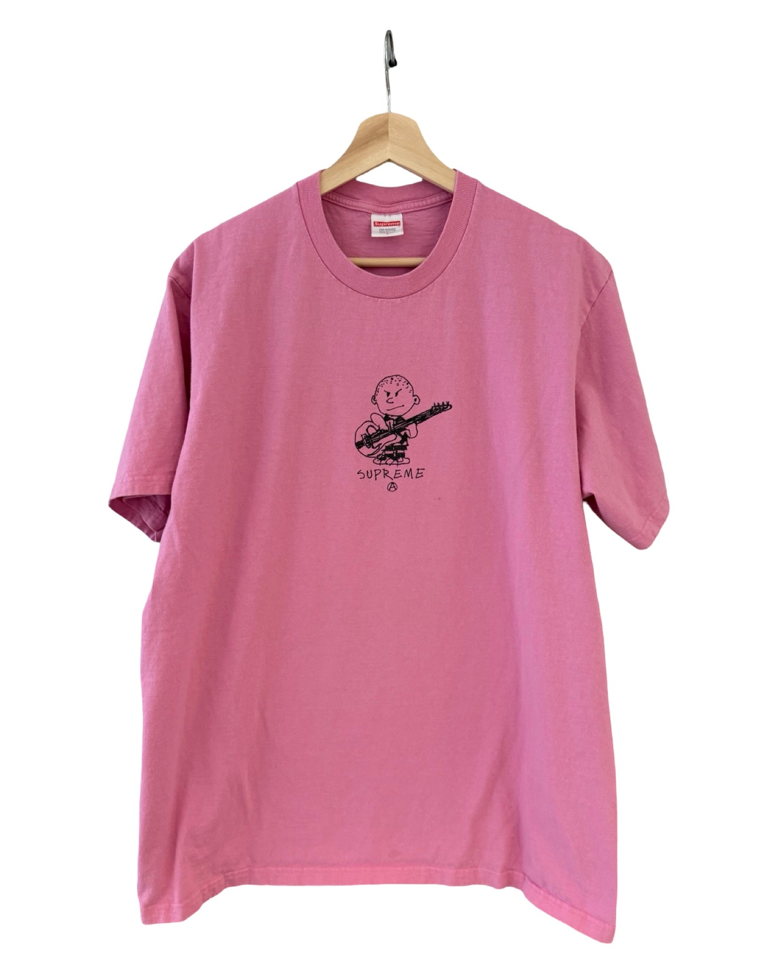 Supreme Charlie Brown Pink Tee KIF Vintage