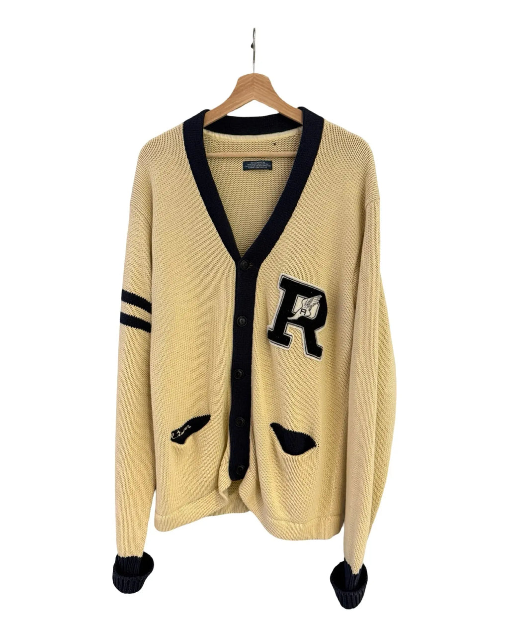 Vintage 90s Polo Ralph Lauren P-Wing Knit Cardigan KIF Vintage