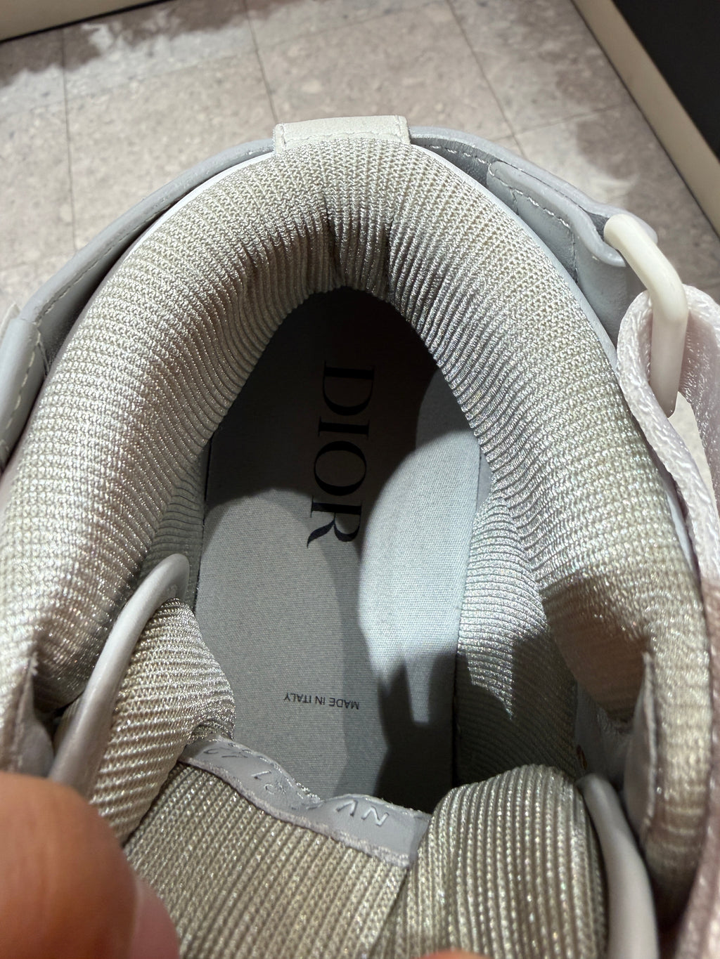 US 9 Dior B27 High Oblique Grey Sneakers KIF Vintage