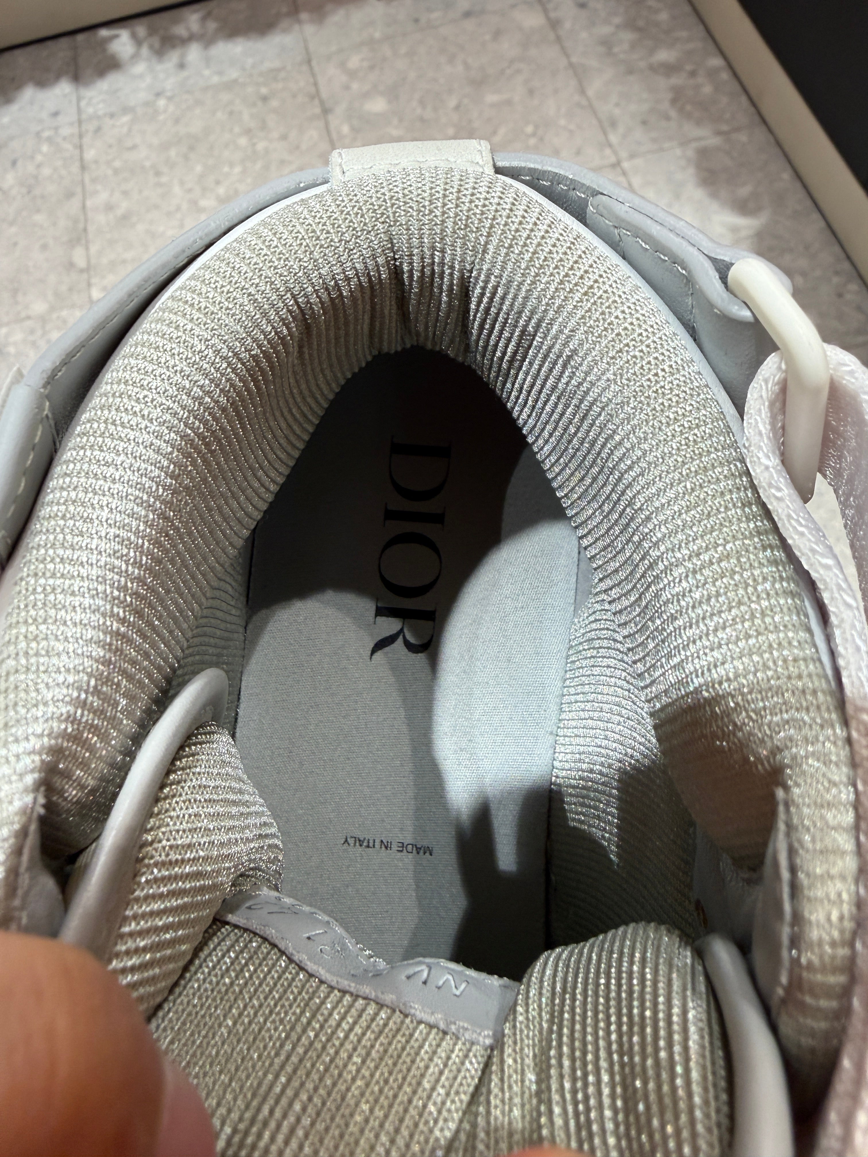 US 9 Dior B27 High Oblique Grey Sneakers KIF Vintage